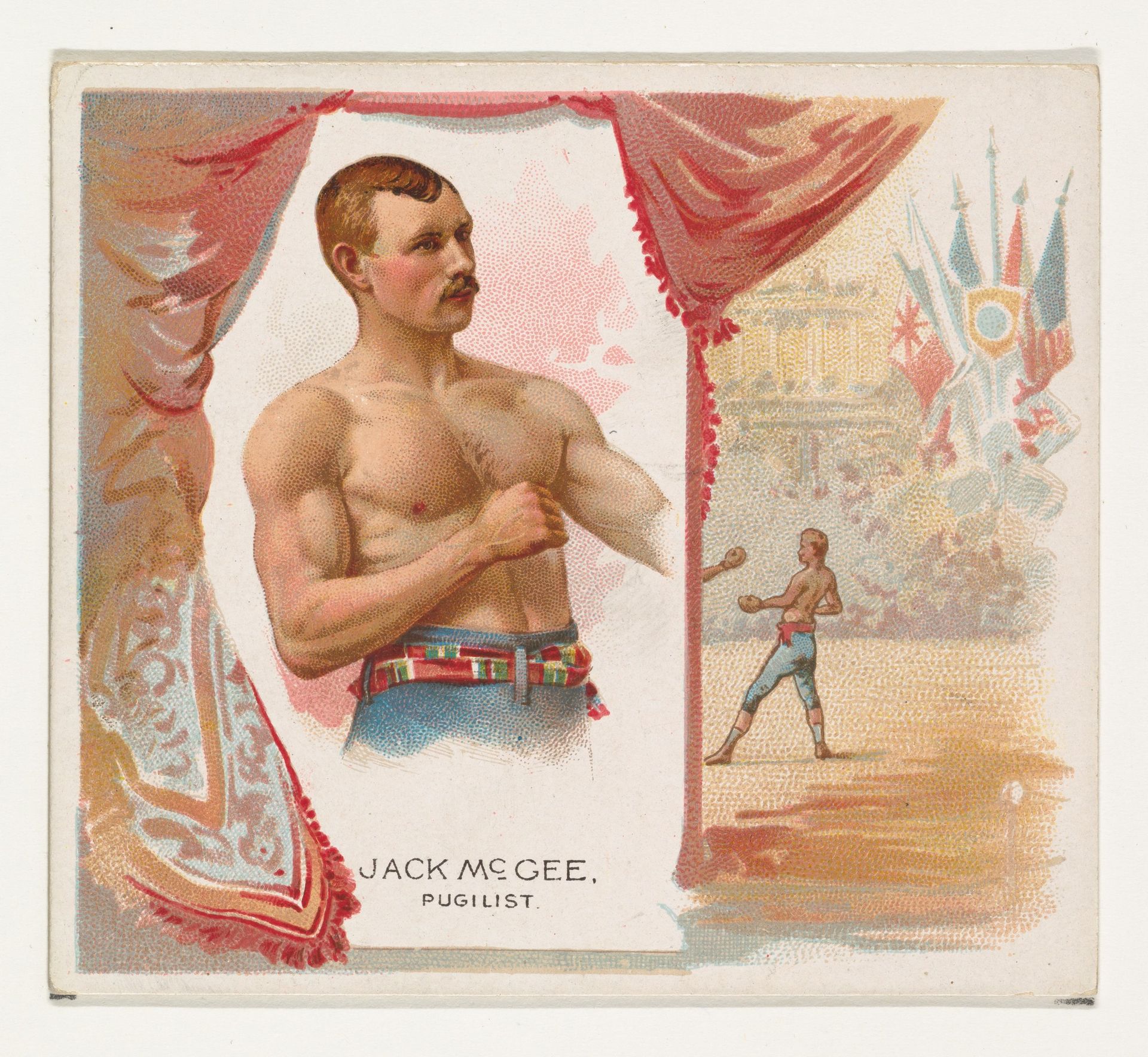 Jack McGee, Pugilist, from World's Champions, Second Series (N43) for Allen & Ginter Cigarettes by Allen & Ginter