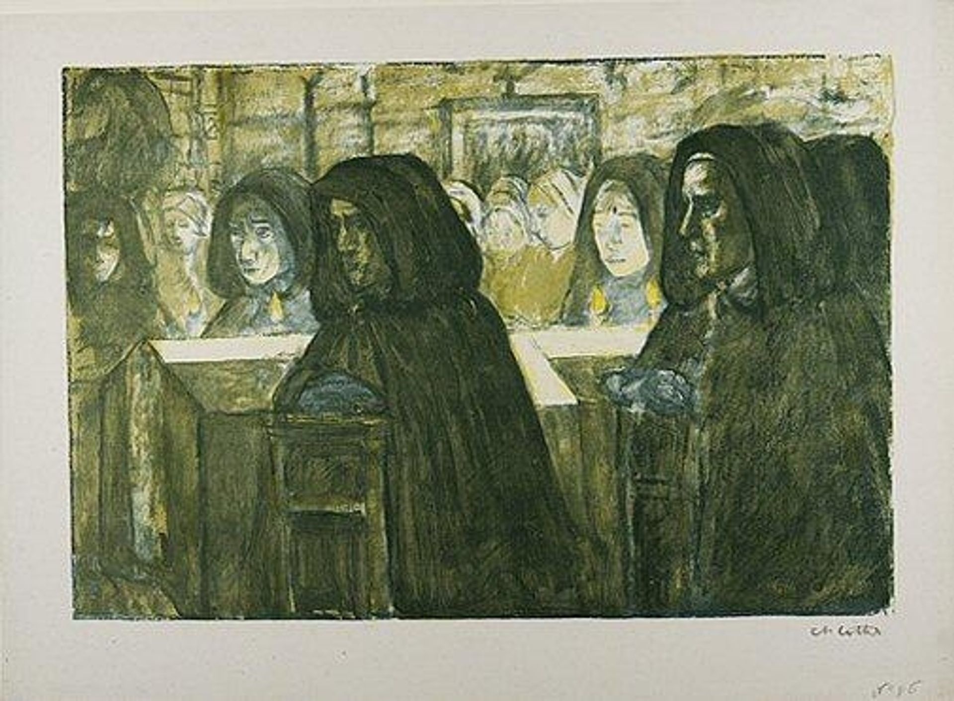 Funeral in Brittany by Charles Cottet