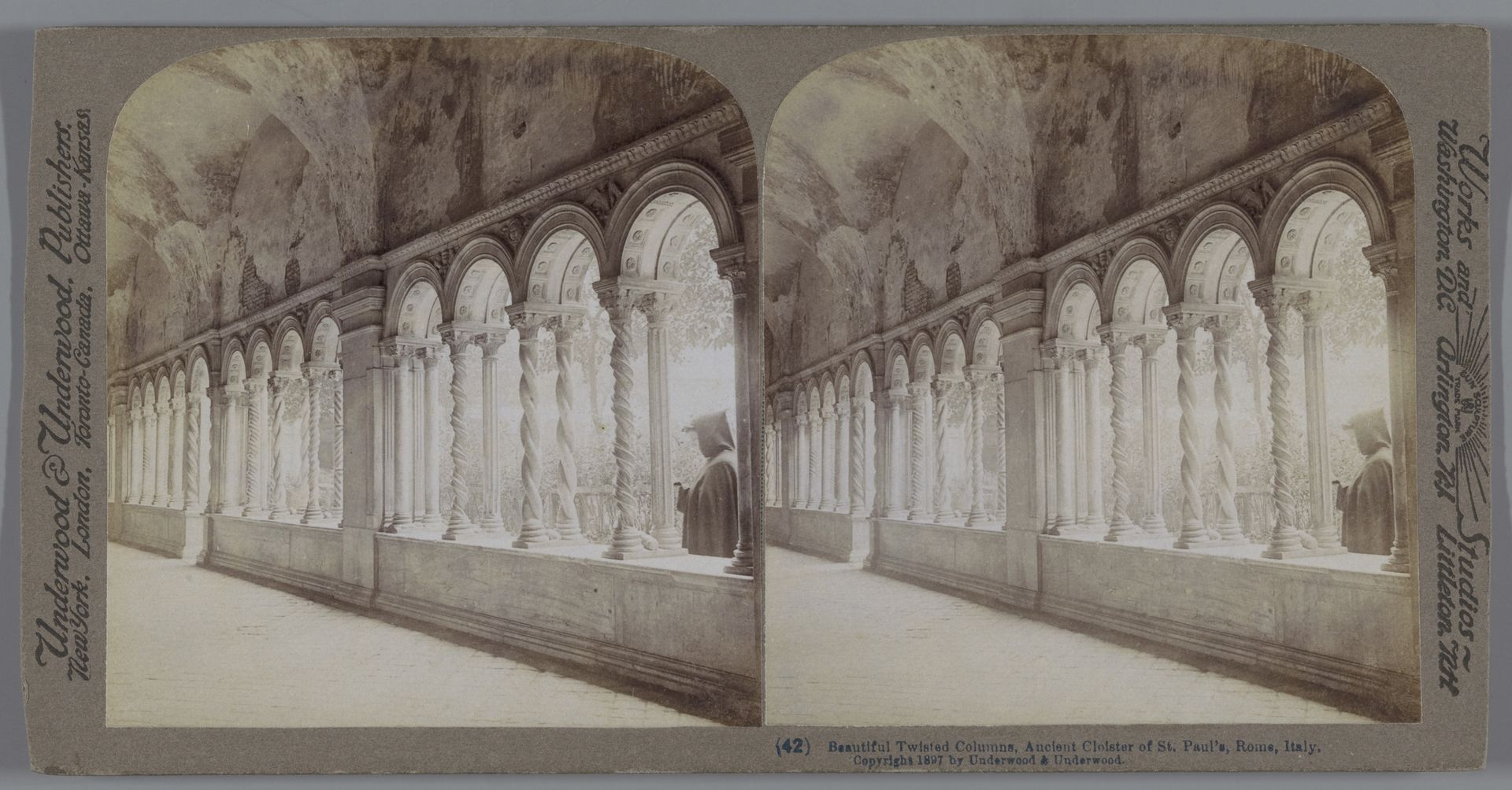 Kruisgang van de Sint-Paulus buiten de Muren te Rome by Anonymous