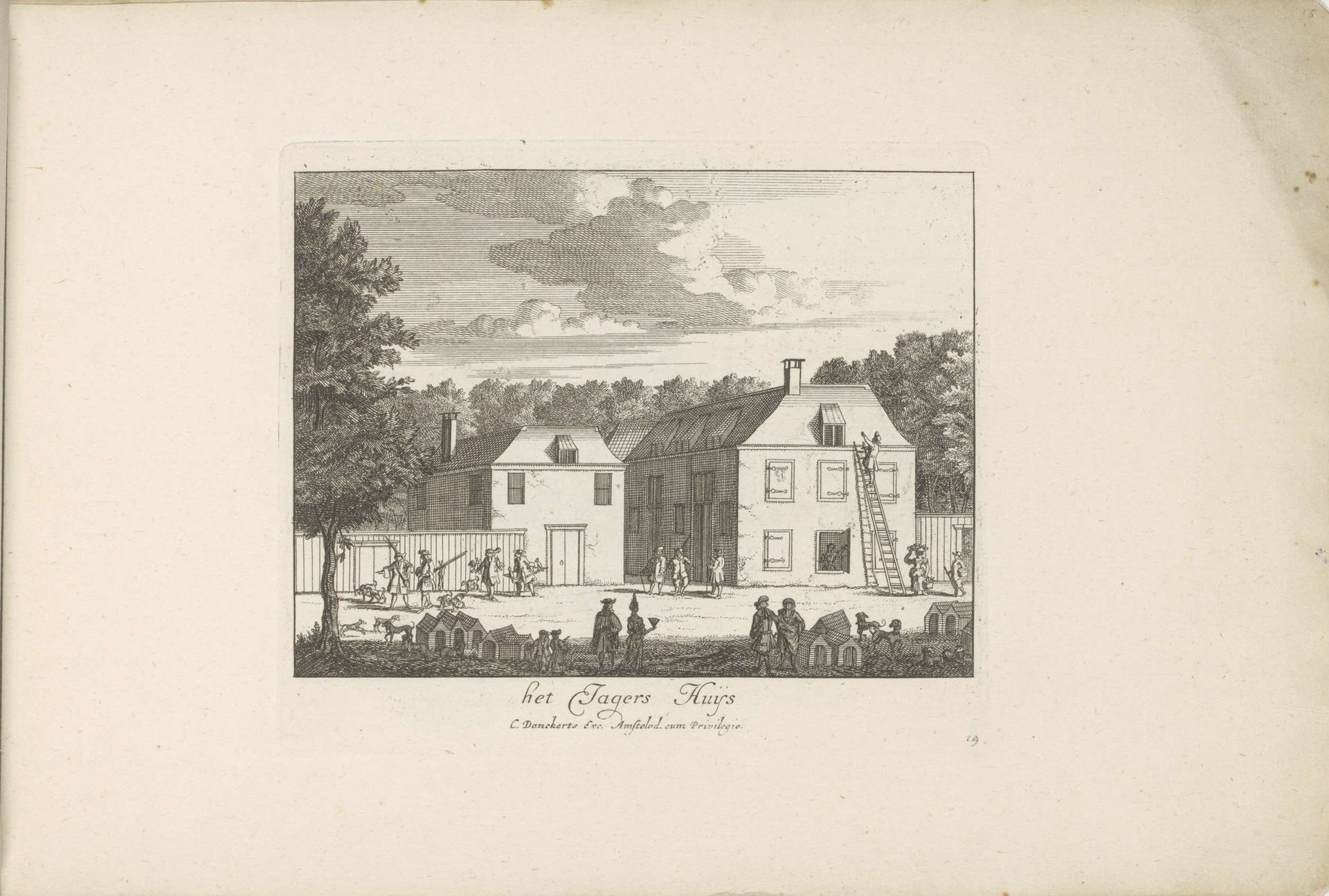 Jachthuis van Paleis Het Loo by Cornelis (II) Danckerts