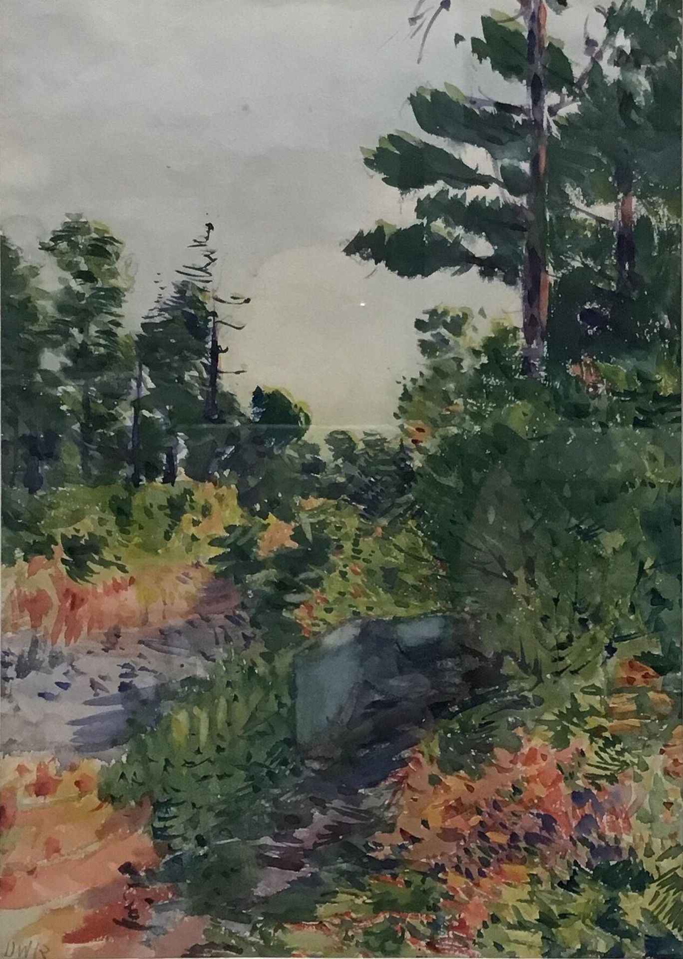 Landscape with Colorful Flowers by Denman Waldo Ross