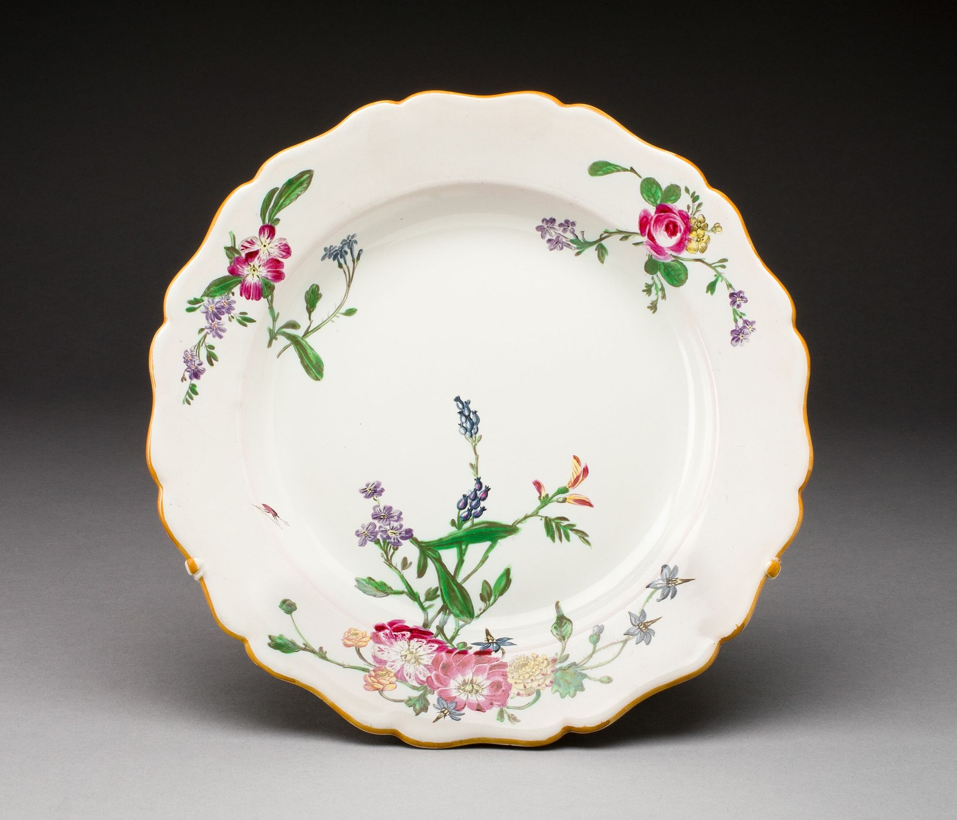 Plate by Veuve Perrin Manaufactory