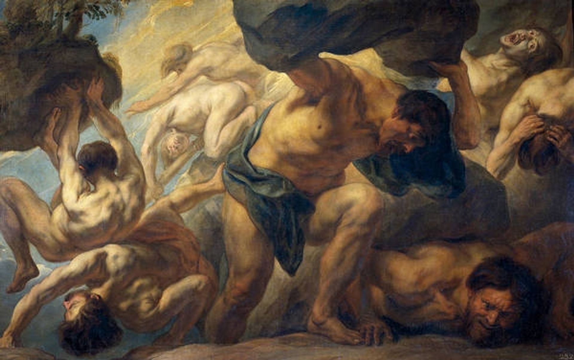 Fall of the Giants by Jacob Jordaens