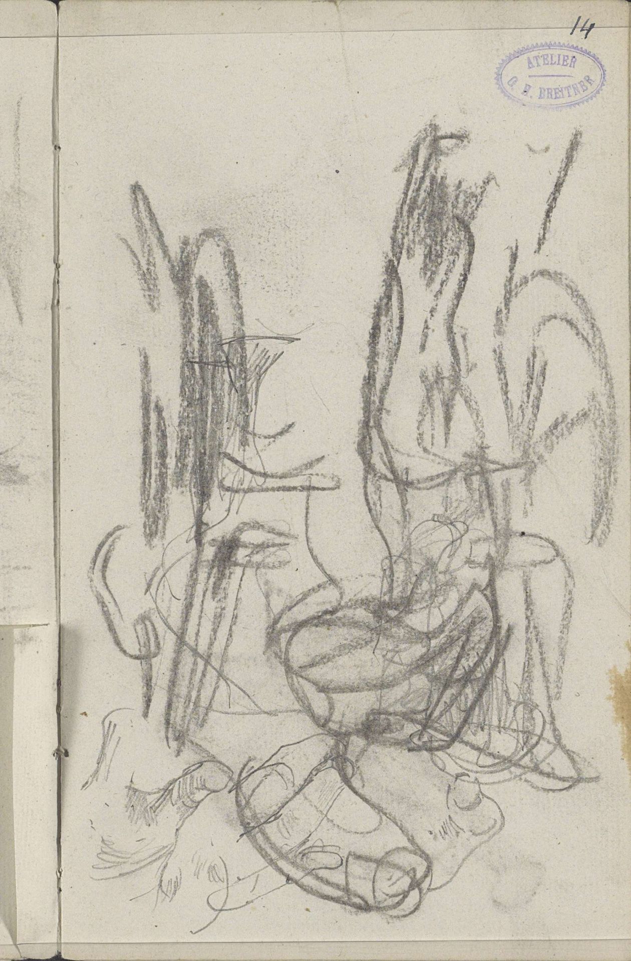 Studieblad by George Hendrik Breitner