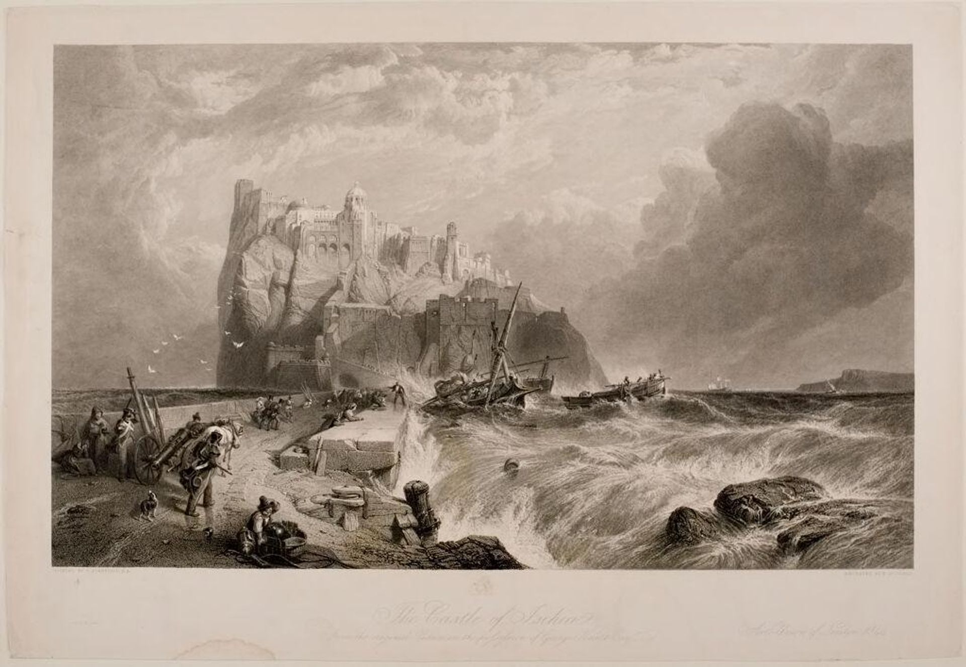 Castle of Ischia by Edward Goodall