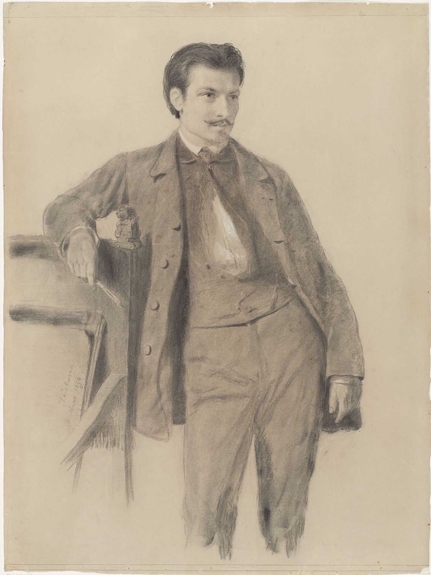 Portret van Johan Daniël Koelman by Eastman Johnson