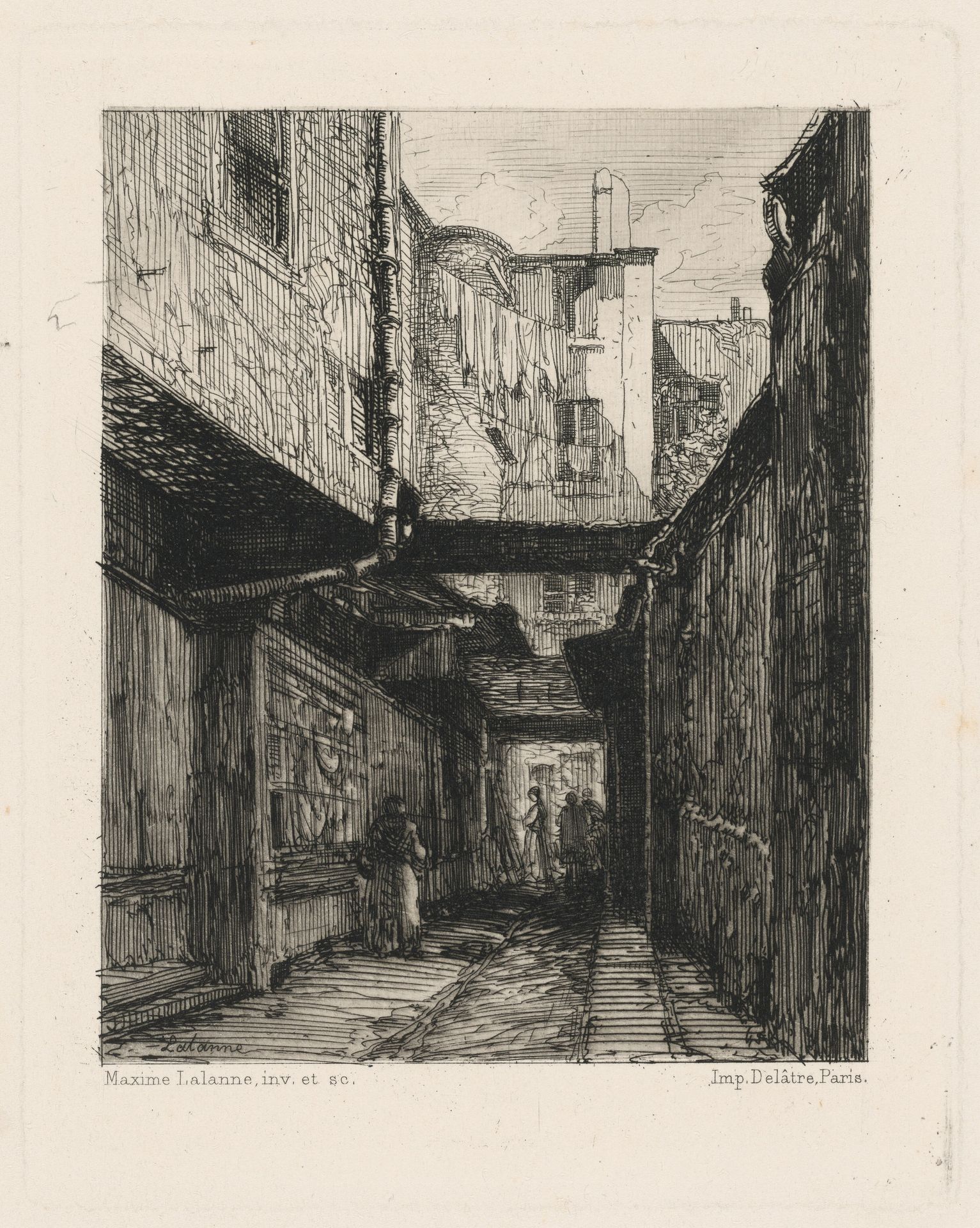 Passage de la Marmite, Paris by Maxime Lalanne