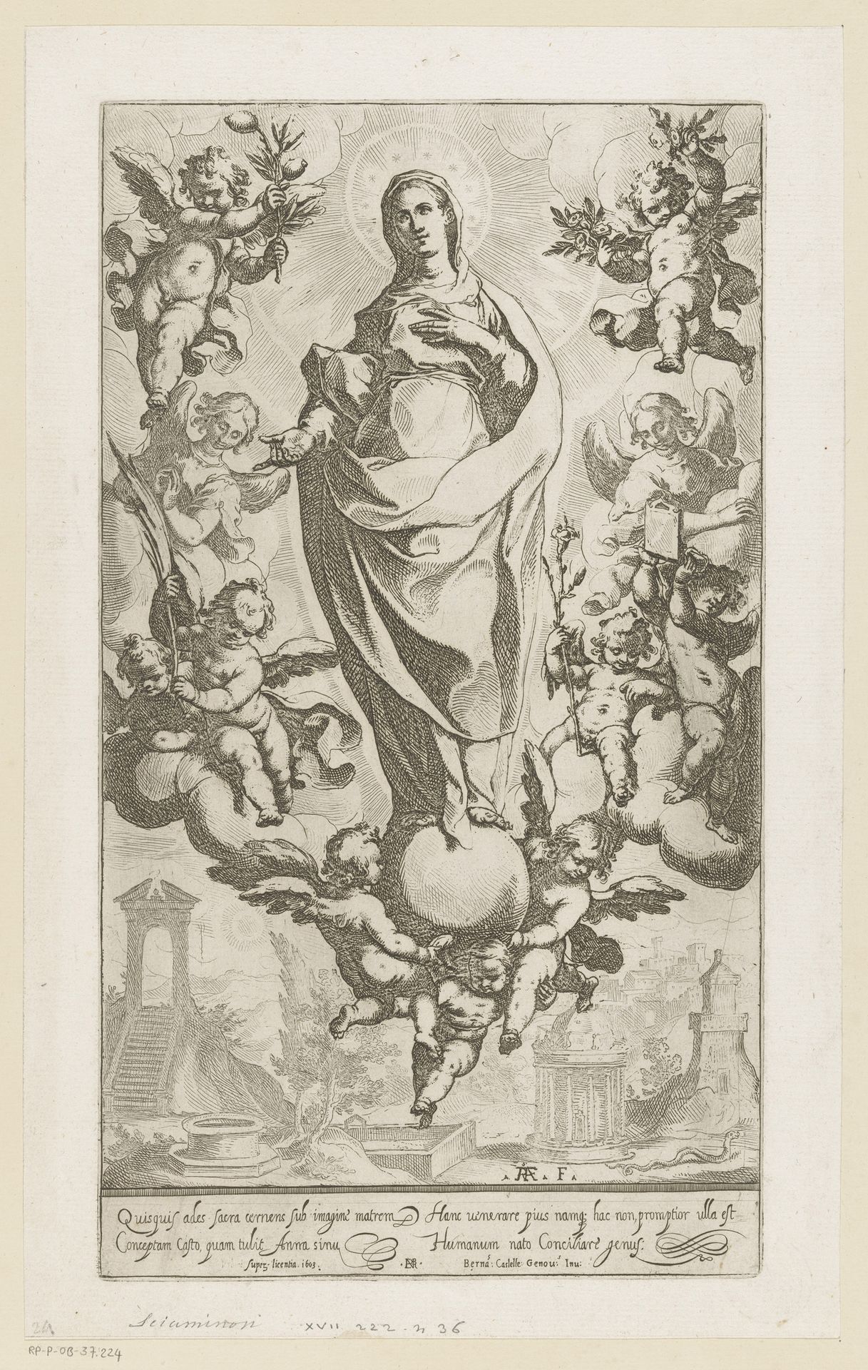 Maria van de Onbevlekte Ontvangenis by Raffaello Schiaminossi