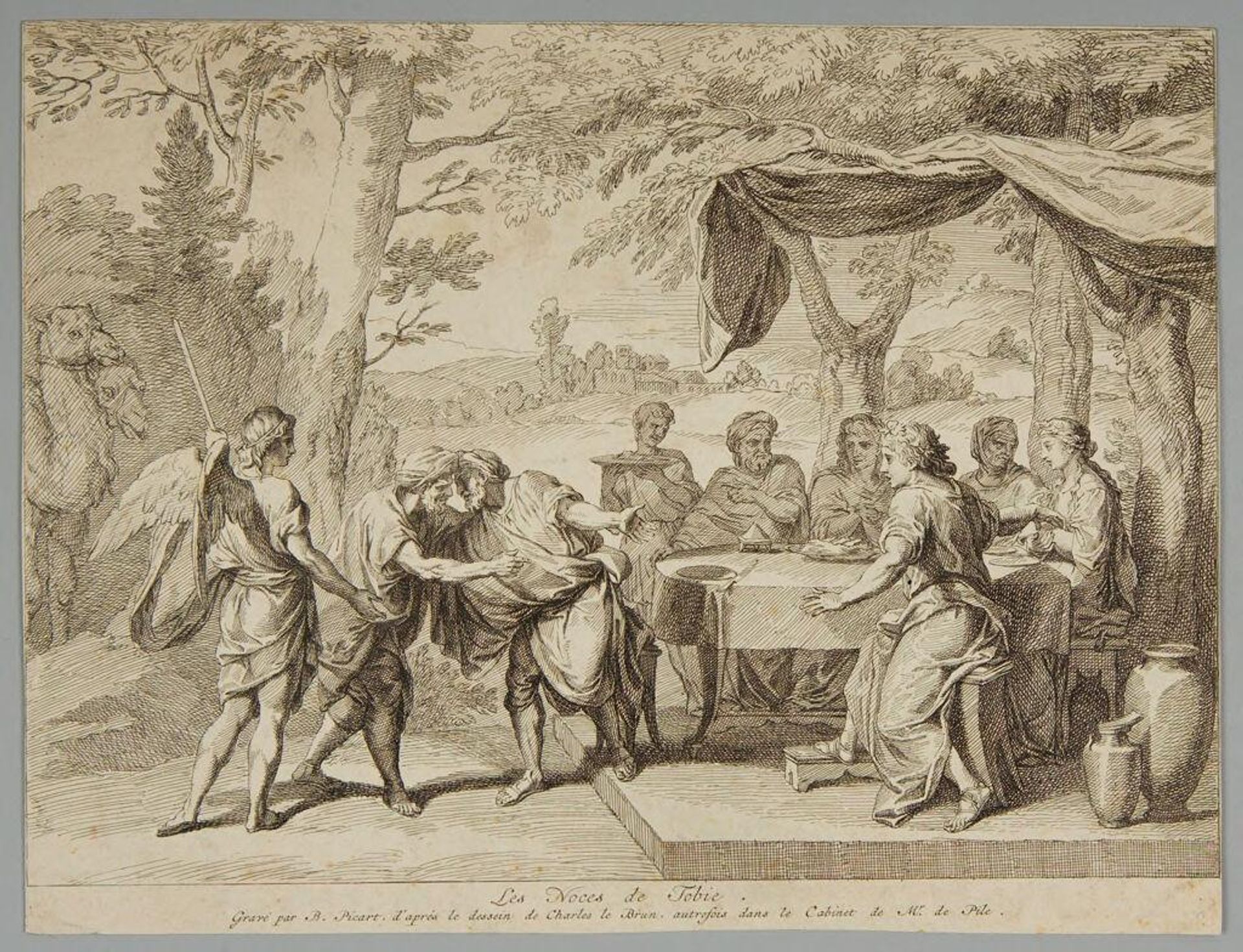 The Marriages of Tobie by Bernard Picart