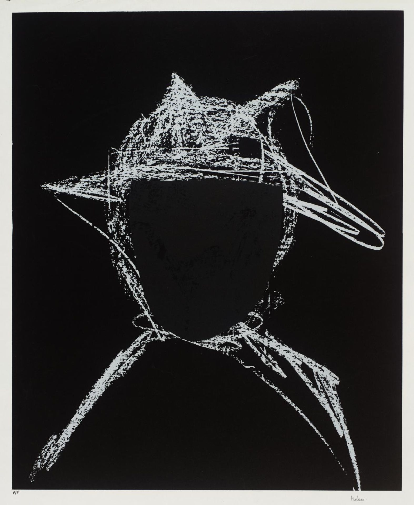 Kelly by  Sir Sidney Nolan