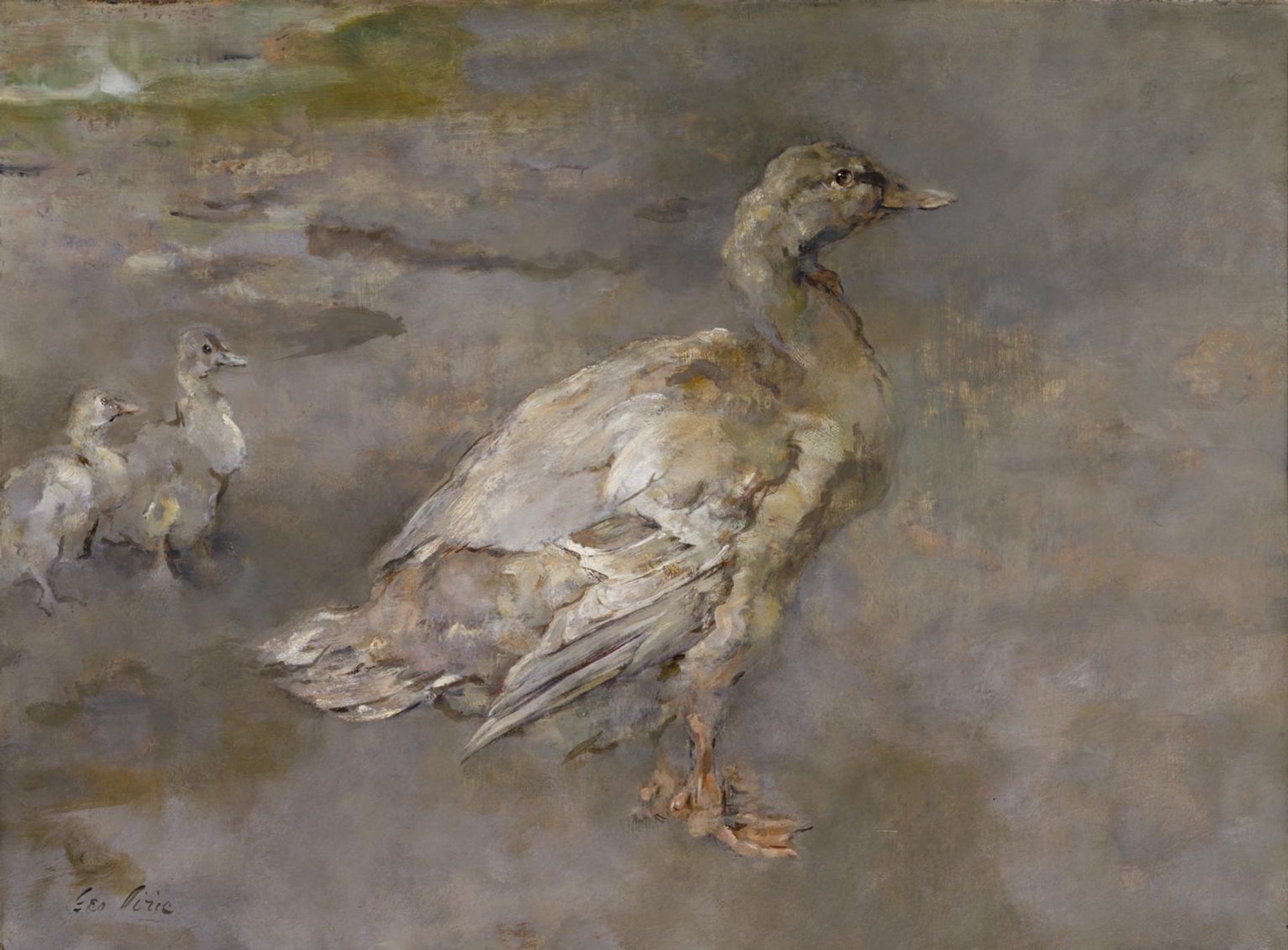 Mother Duck by  Sir George Pirie