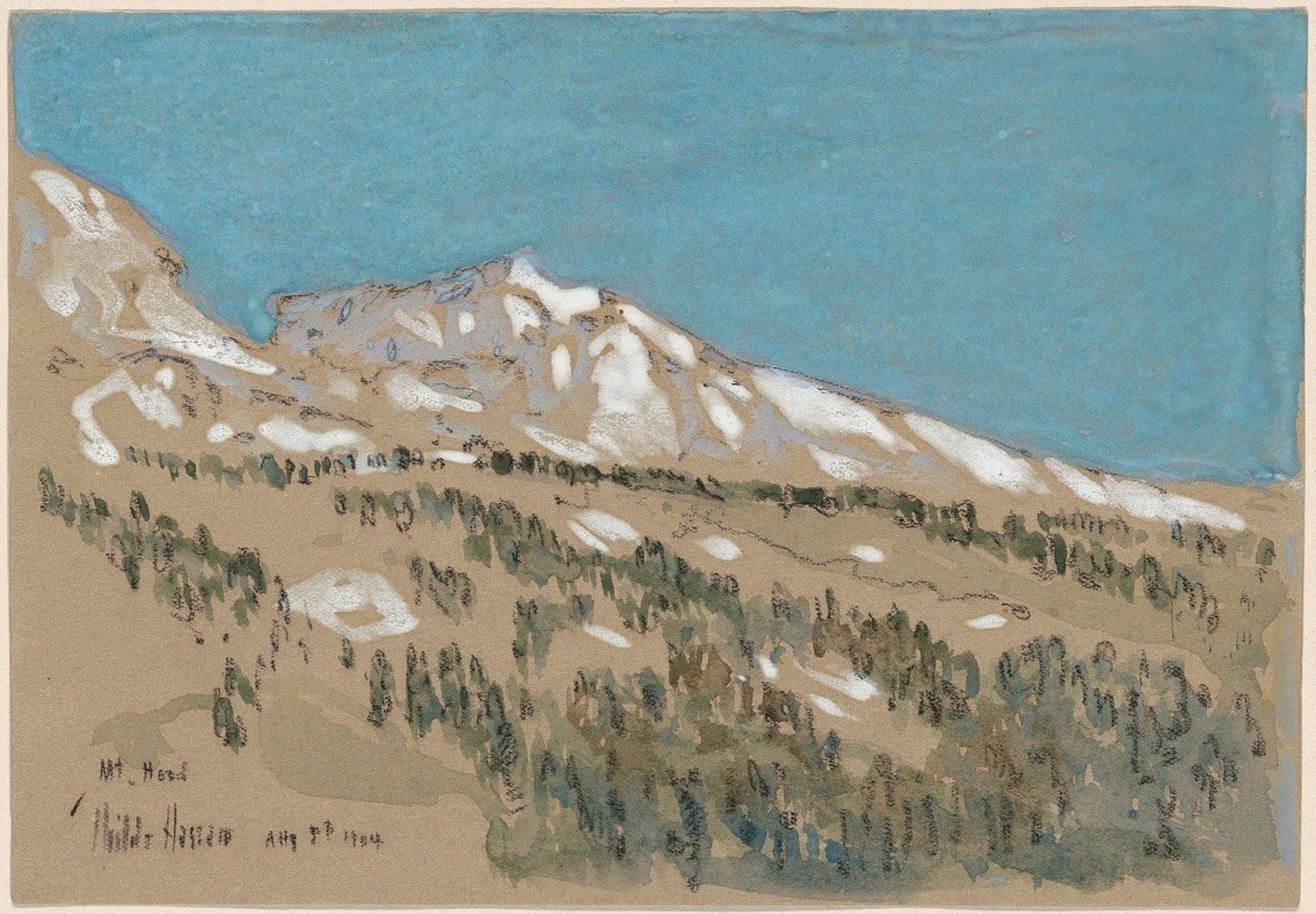 Mount Hood,Oregon by Childe Hassam