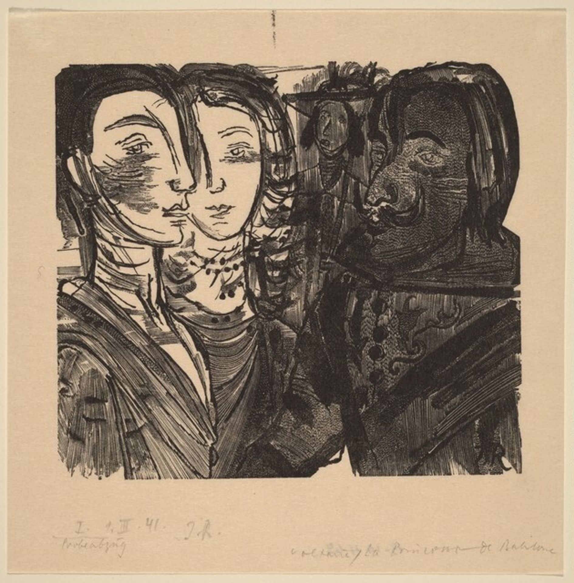 Illustration to Voltaire, "La Princesse de Babilone" by Imre Reiner