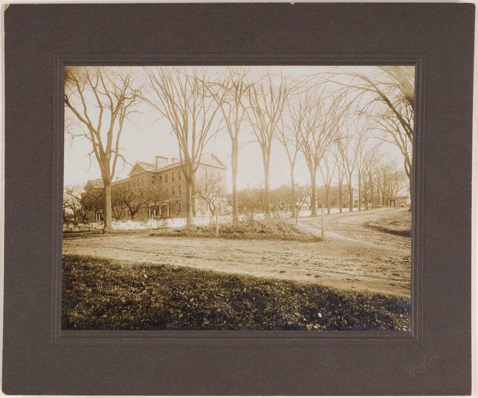 Defectives, Epileptics: United States. Massachusetts. Palmer. State Hospital for Epileptics: View showing Men's North Hospital, Men's Hospital, Administration building and New Building for 100 women. 1906. by Woodhead Studio