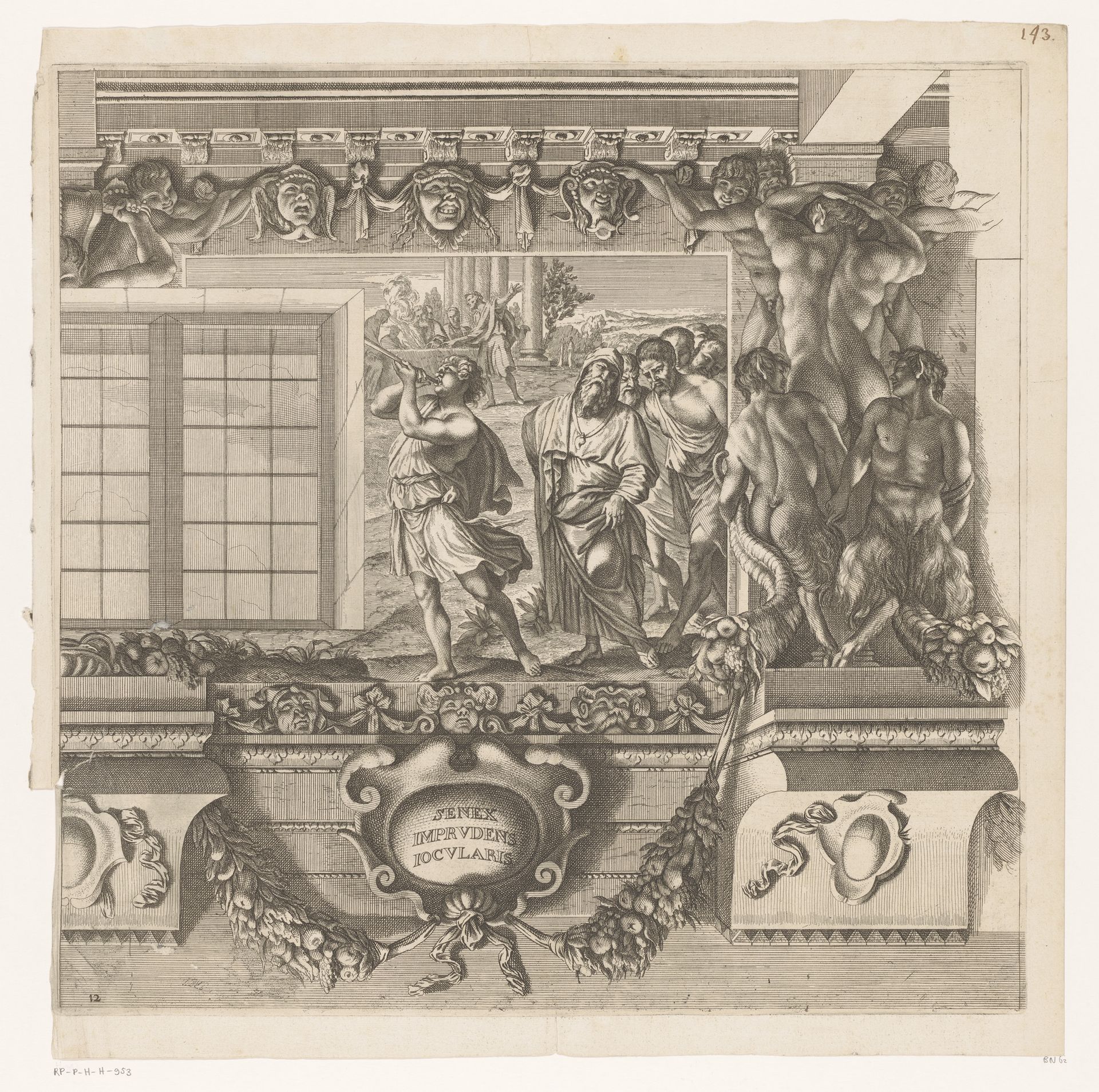 Minachting van de kapitein van Veii by Louis de Châtillon