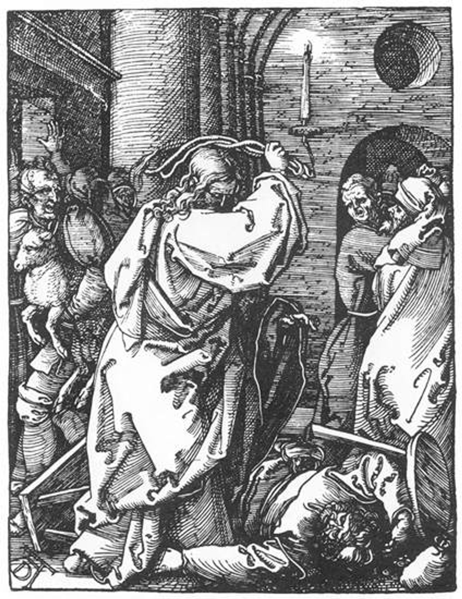 Christ Driving the Merchants from the Temple by Albrecht Durer