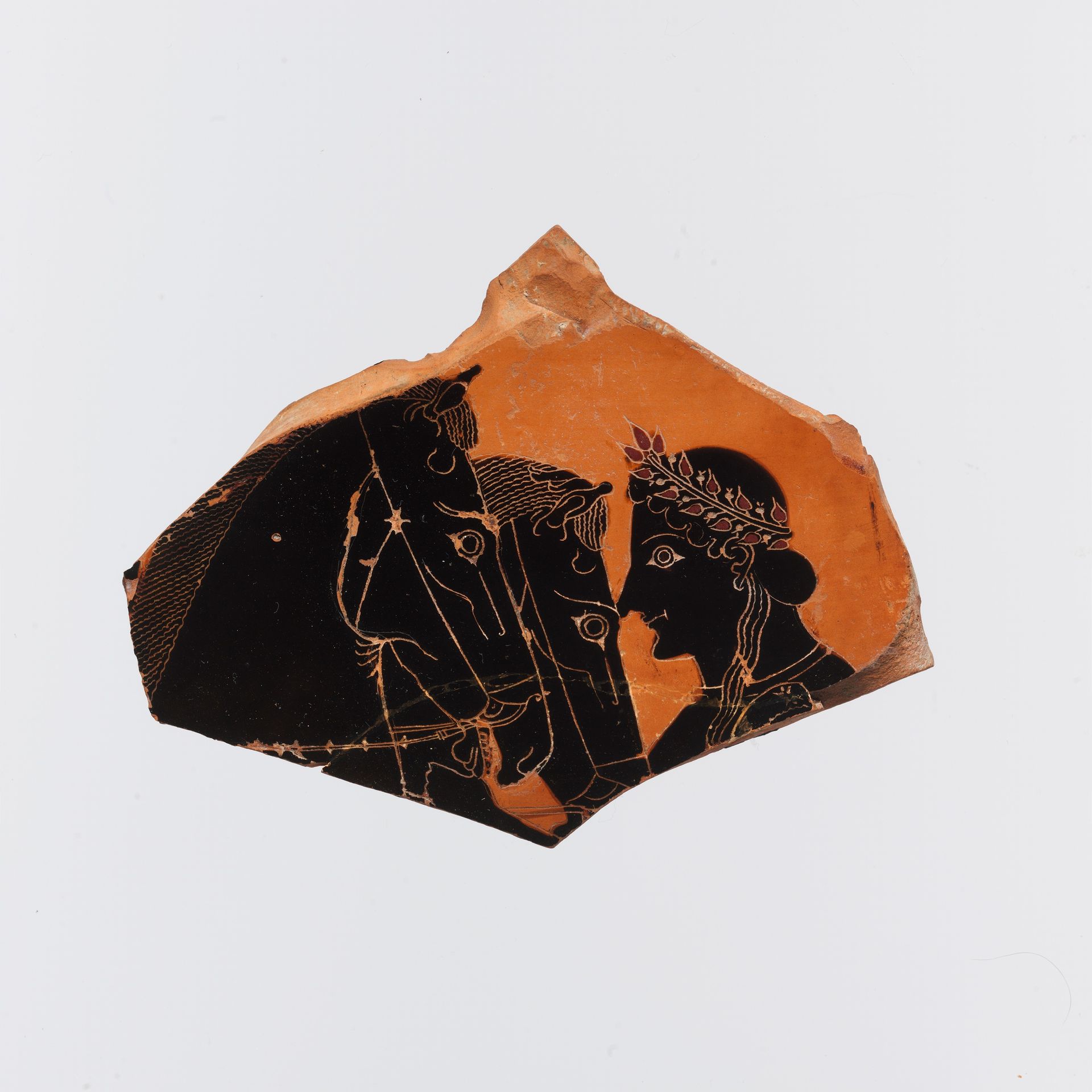 Fragment of a terracotta amphora (jar) by Anonymous