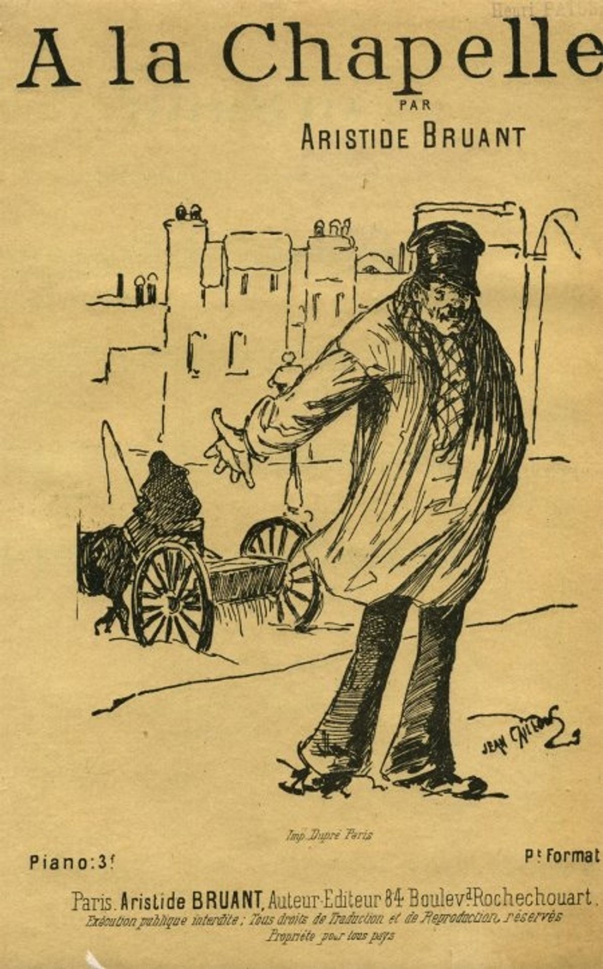 A la Chapelle by Théophile Alexandre Steinlen