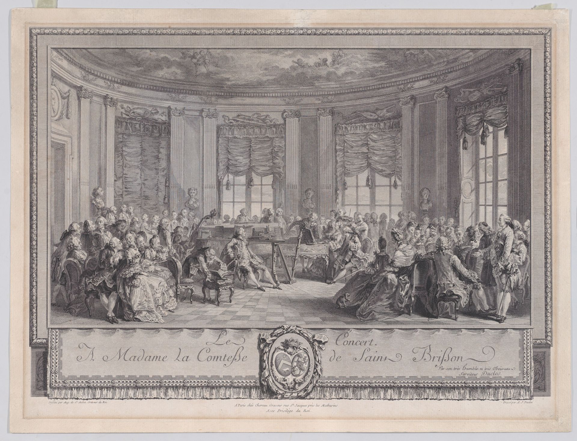 Le Concert by Antoine Jean Duclos