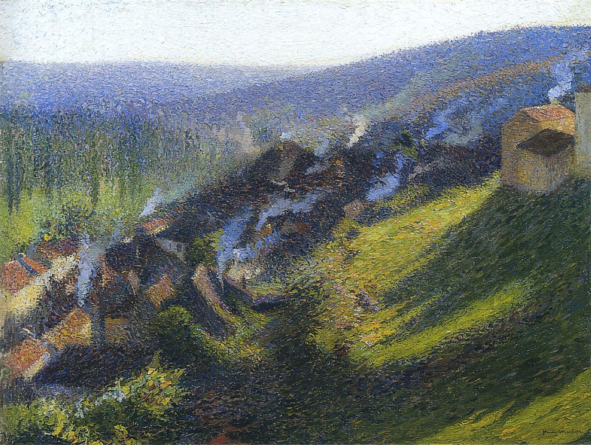 Labastide du Vert in Afternoon by Henri Martin