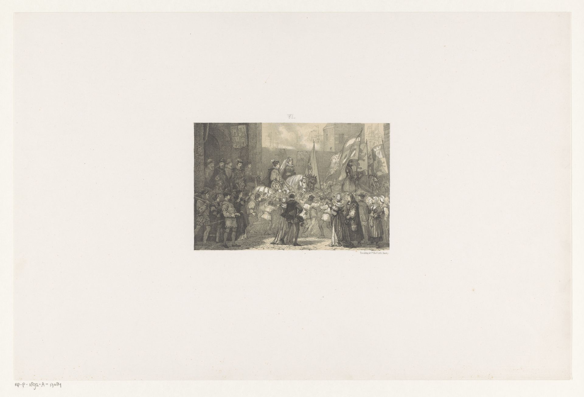 Aankomst van Prins Karel by Johan Conrad Greive