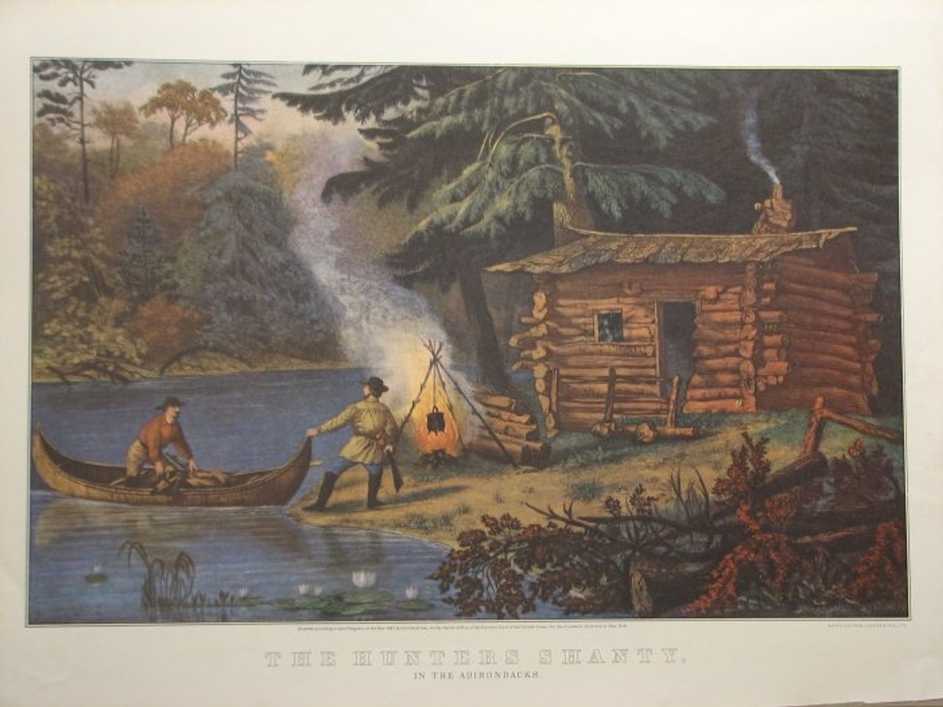 The Hunters Shanty by Currier and Ives