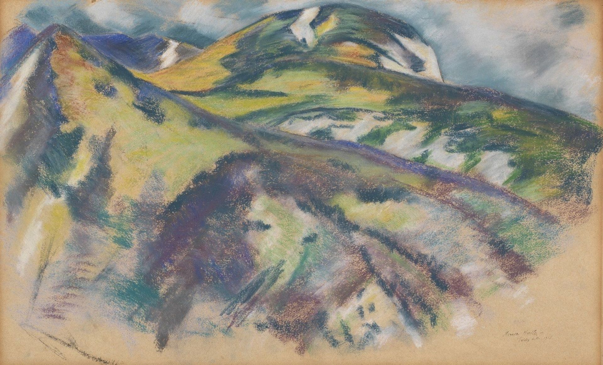 Valdez Hills by Marsden Hartley