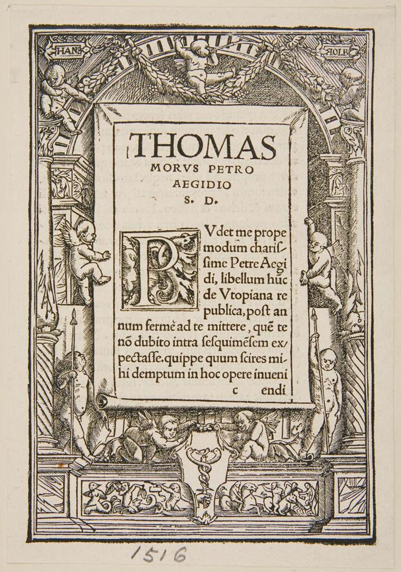 Holbein's Earliest Border by Hans Holbein the Younger