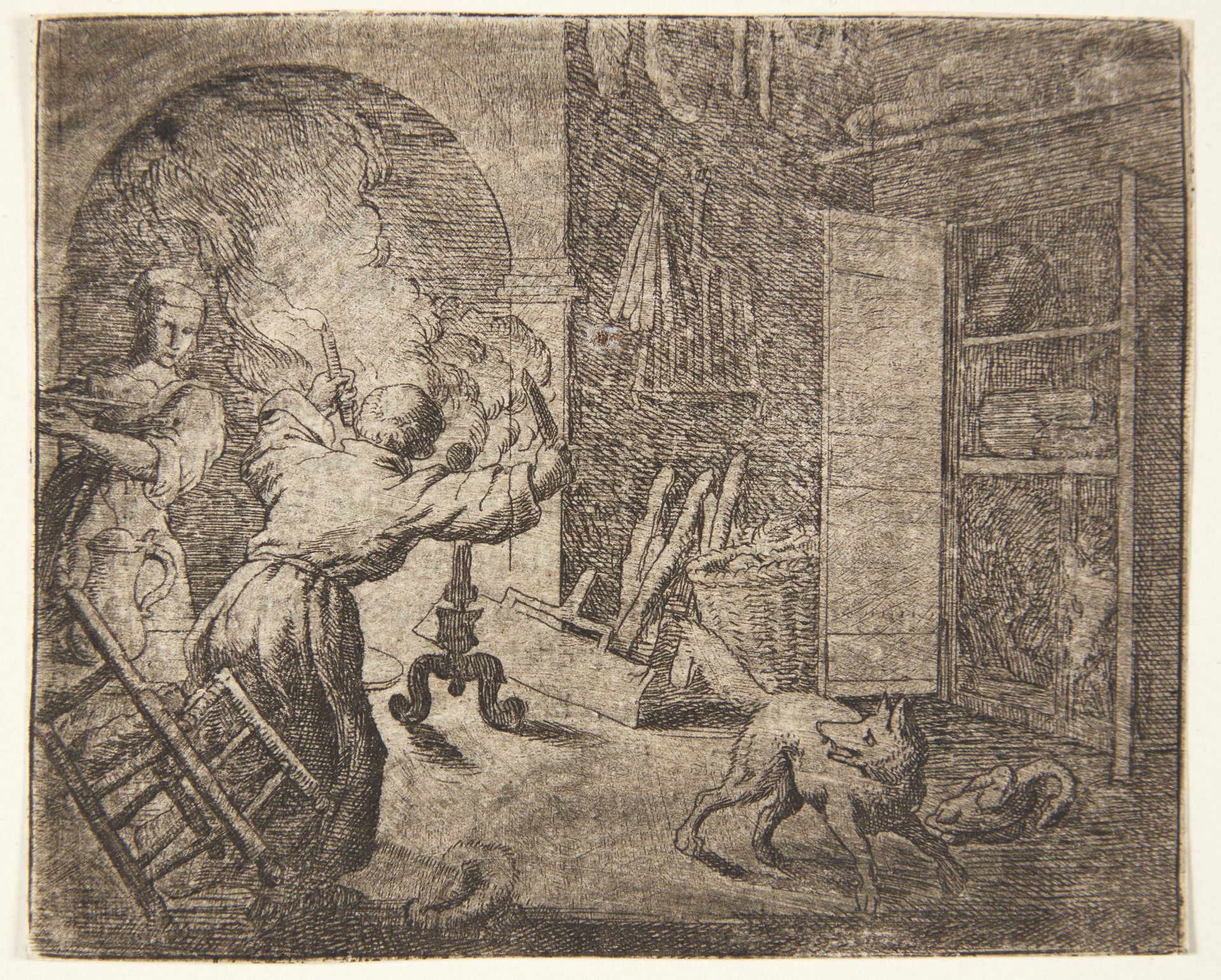 Renard stjæler en kapun by Allaert van Everdingen