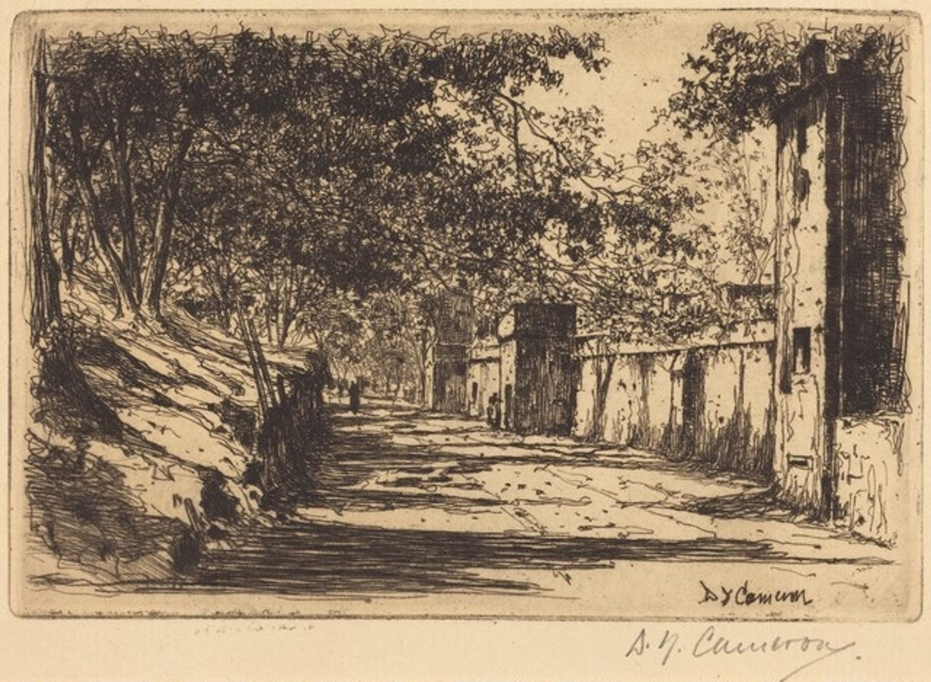 The Walls of Tillietudlem by David Young Cameron