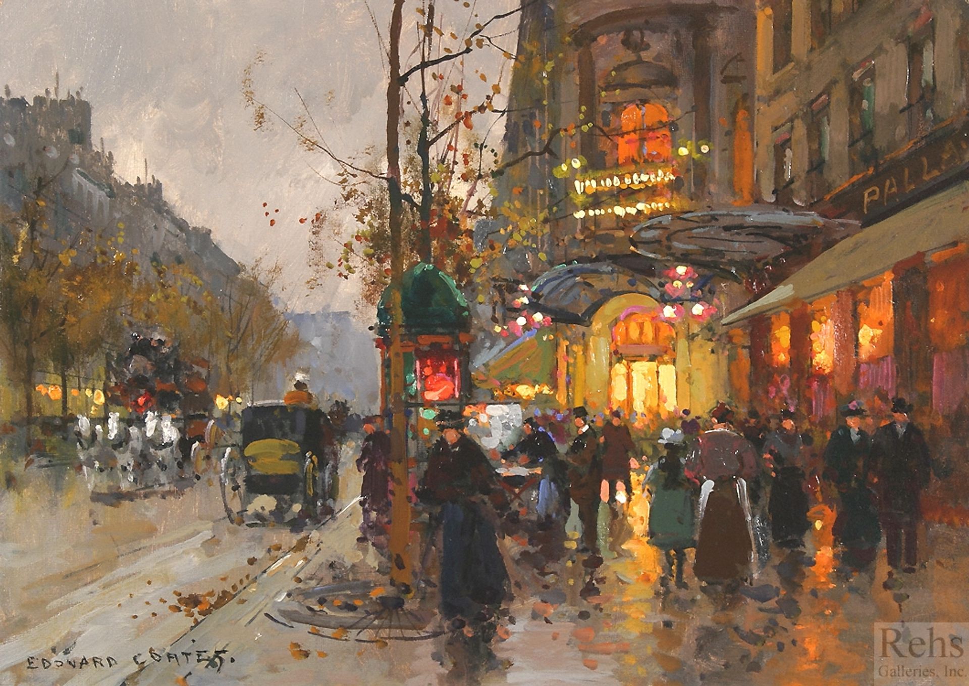 Theatre du Vaudeville by Edouard Cortes