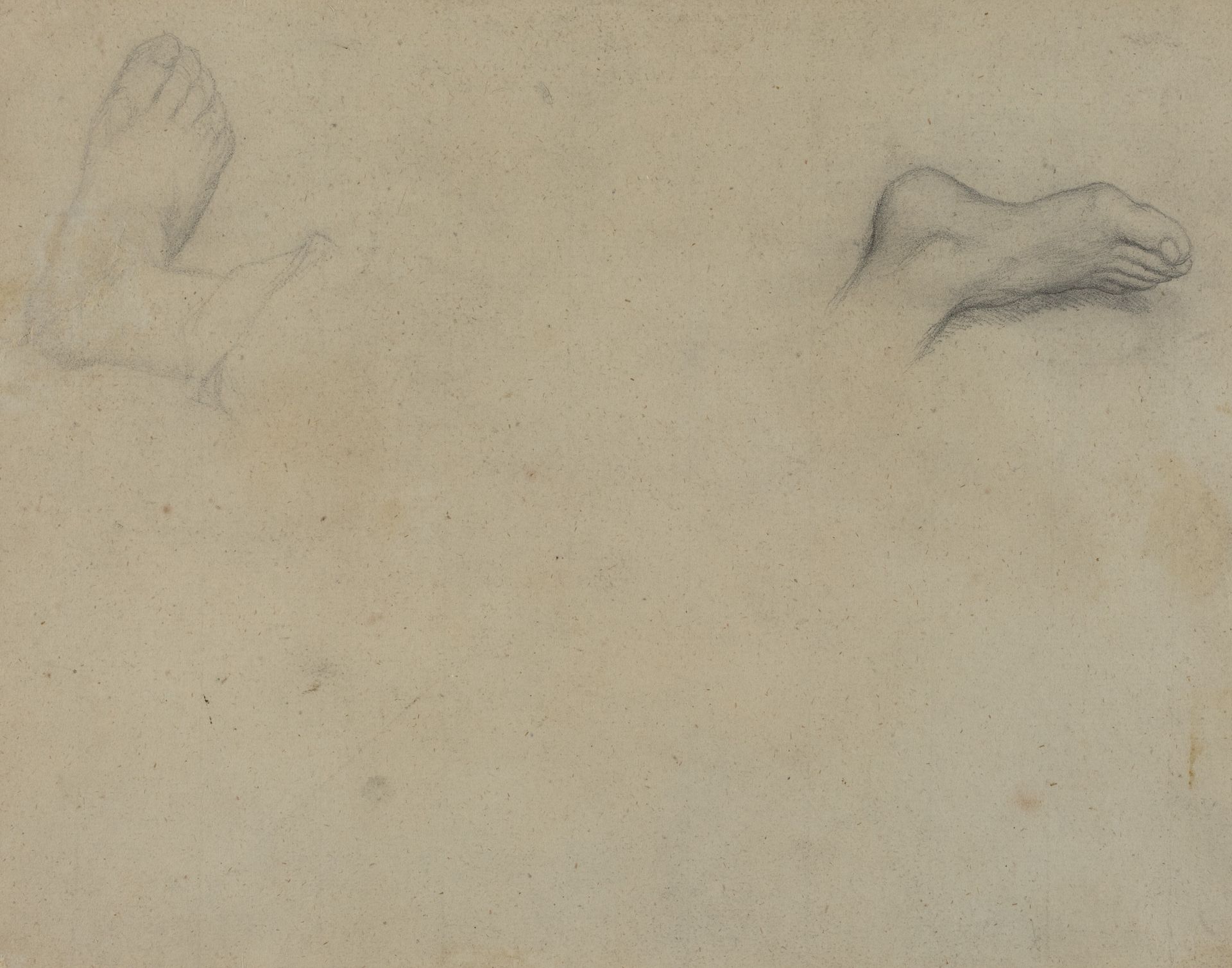 Studies of Feet [verso] by Edgar Degas