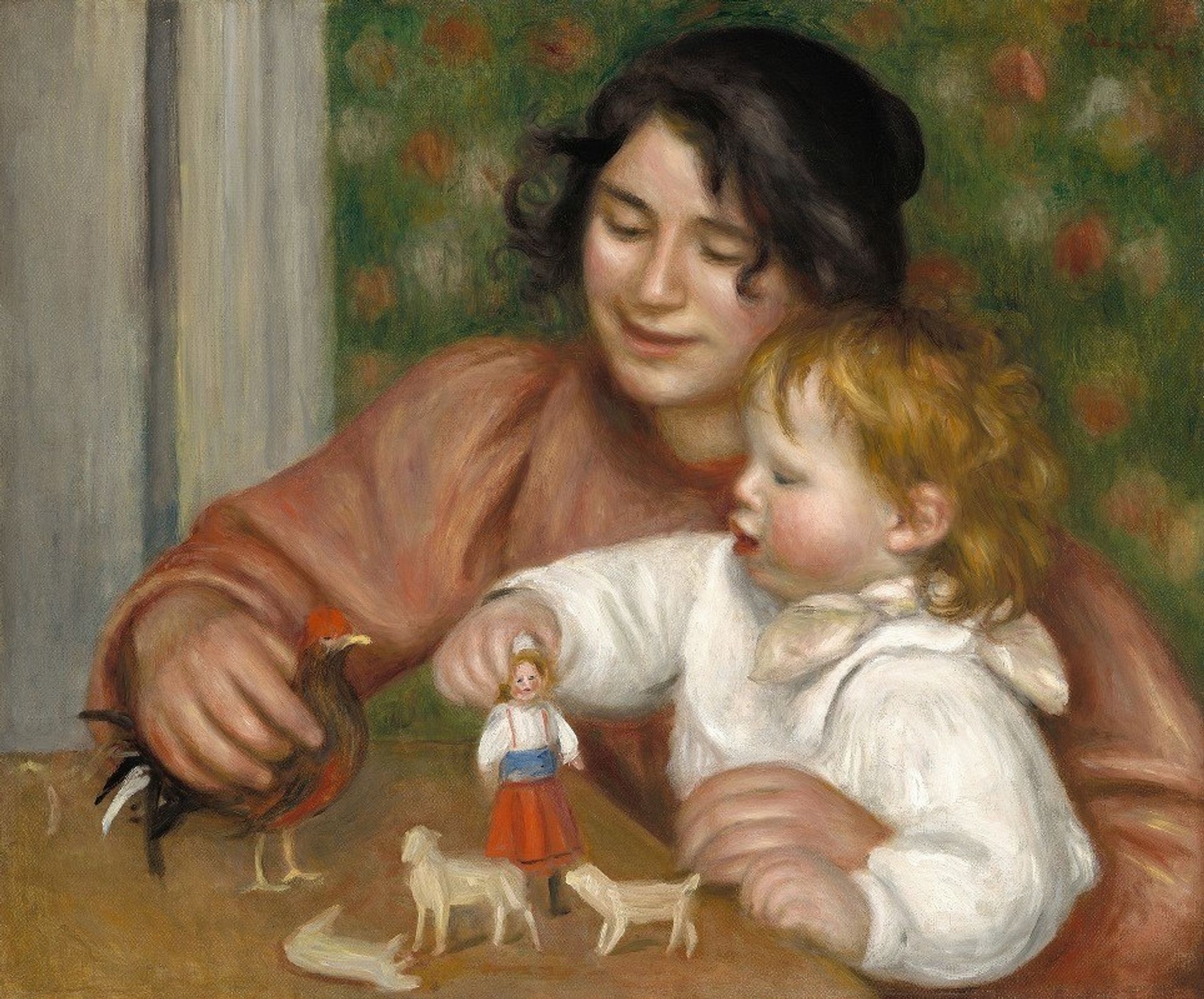 Child with Toys – Gabrielle and the Artist’s Son, Jean by Pierre-Auguste Renoir
