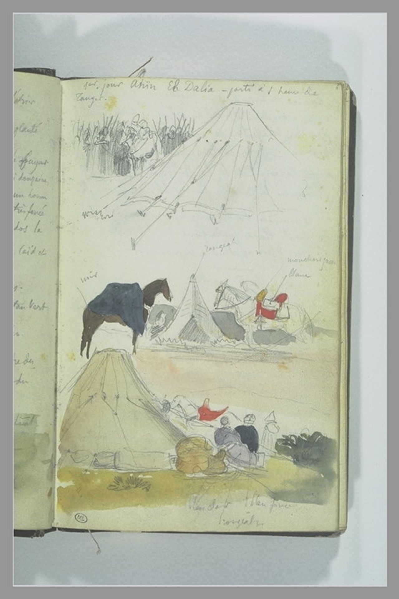 Arab Studies Camp by Eugène Delacroix