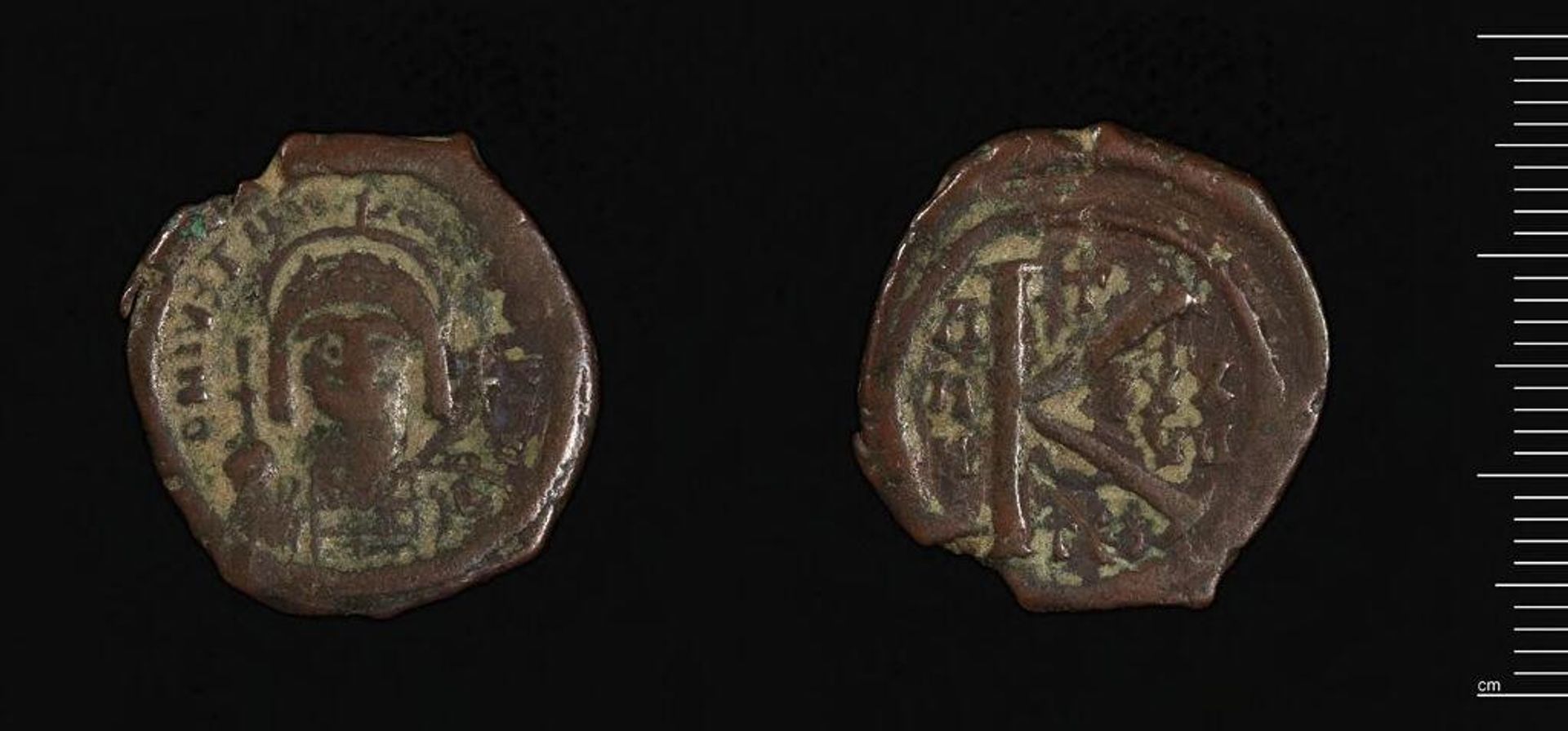 Half Follis of Justinian I, Thessalonica by Justinian I