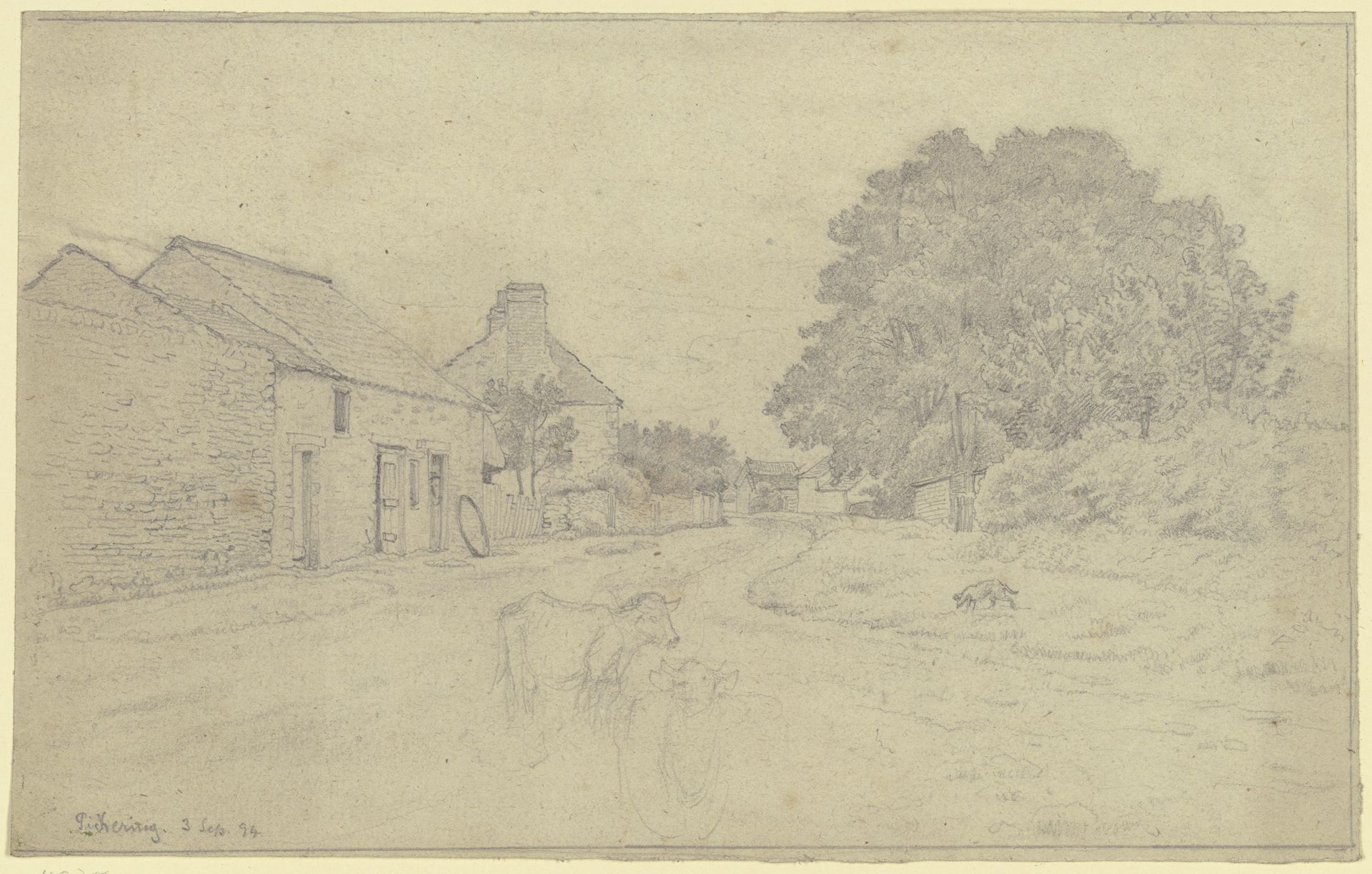 Street of Pickering by Otto Scholderer