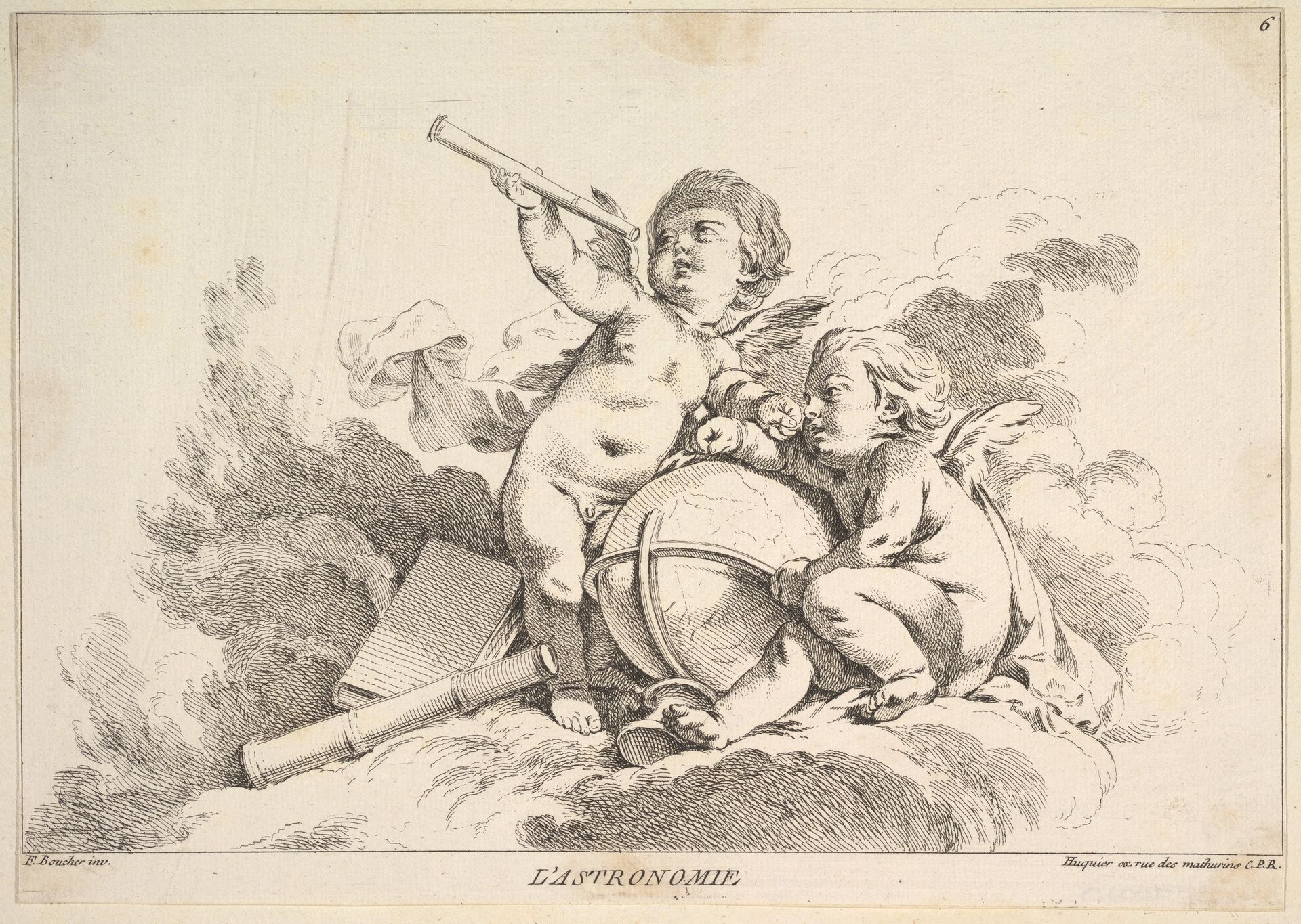 Astronomy by Louis Félix de La Rue