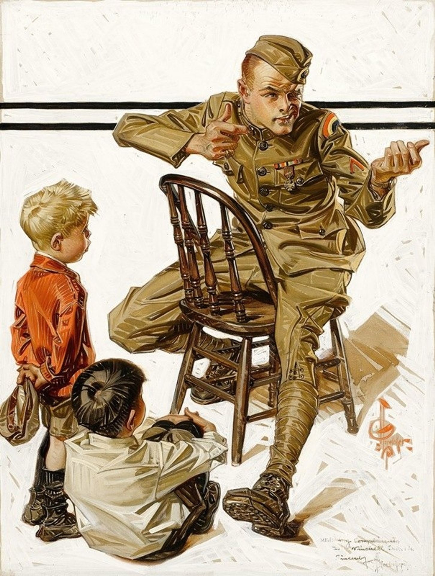 The Hero’s War Story by J.C. Leyendecker