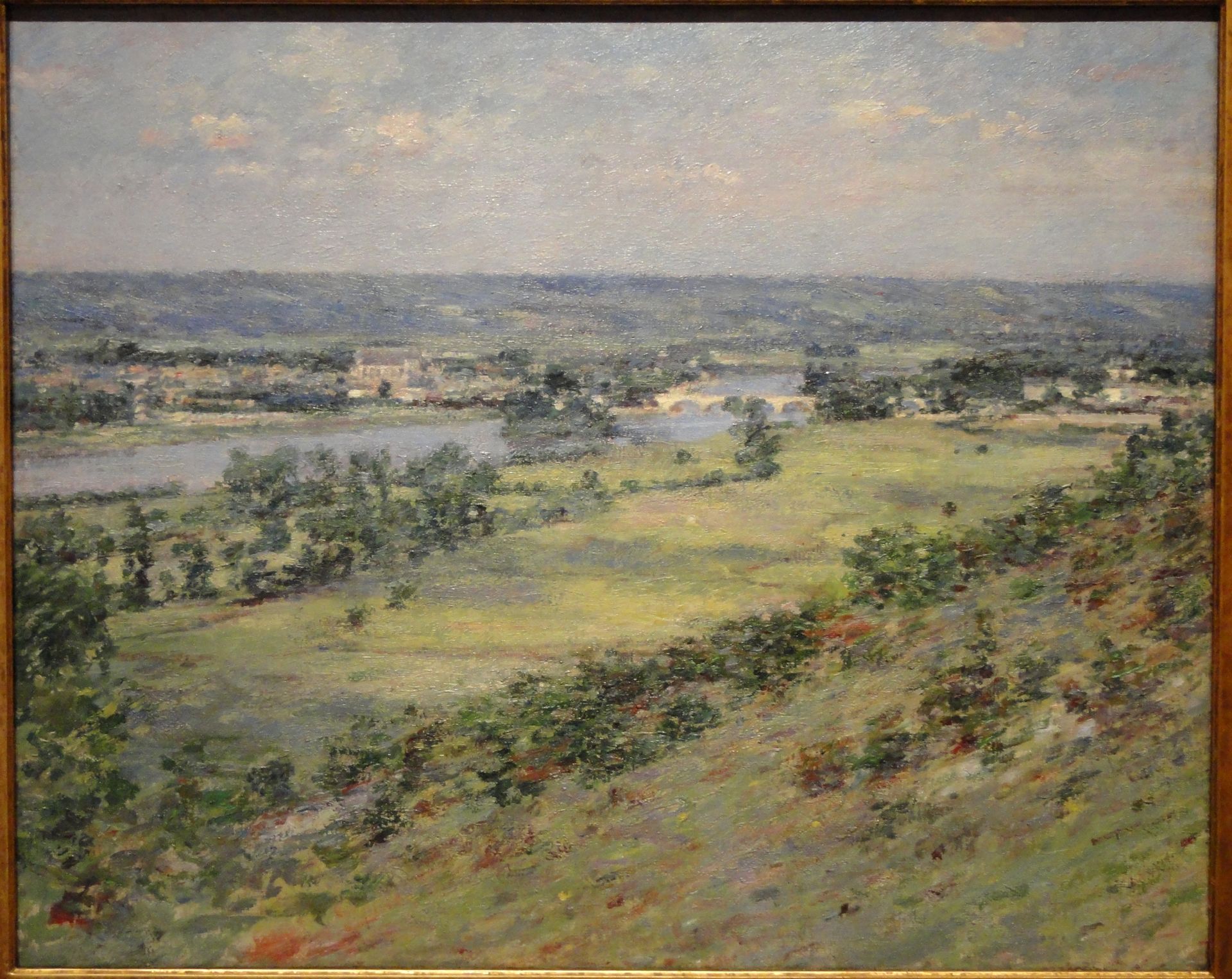 Valley of the Seine, from the Hills of Giverny by Theodore Robinson