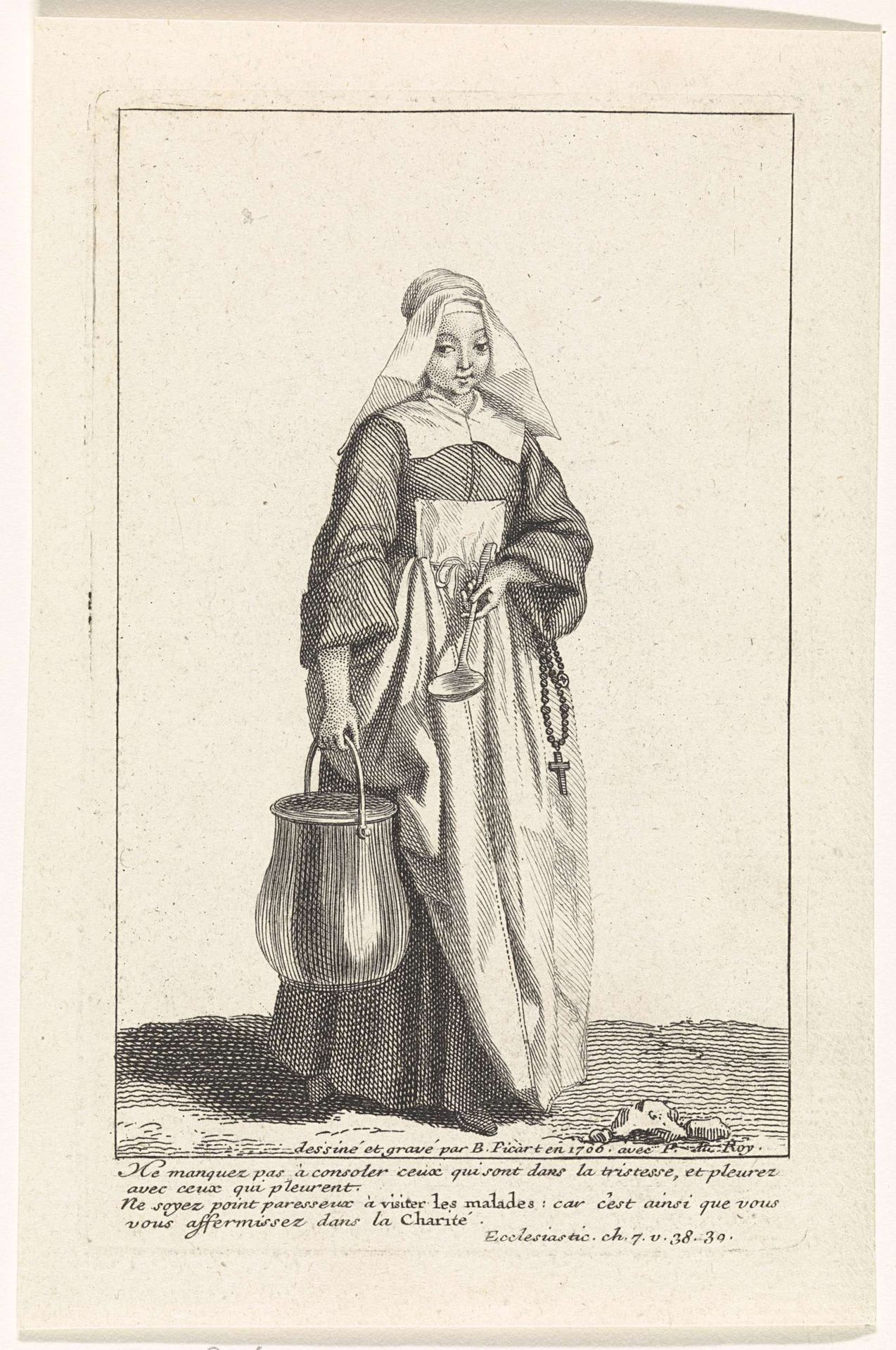 Non met ketel en lepel in de handen by Bernard Picart