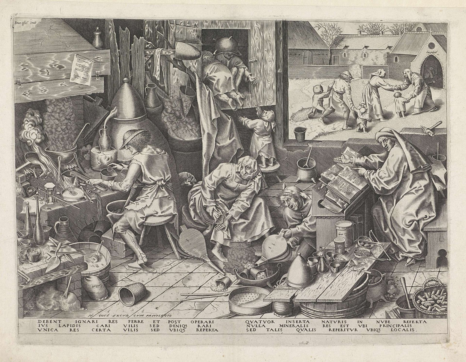 Alchemist by Philips Galle