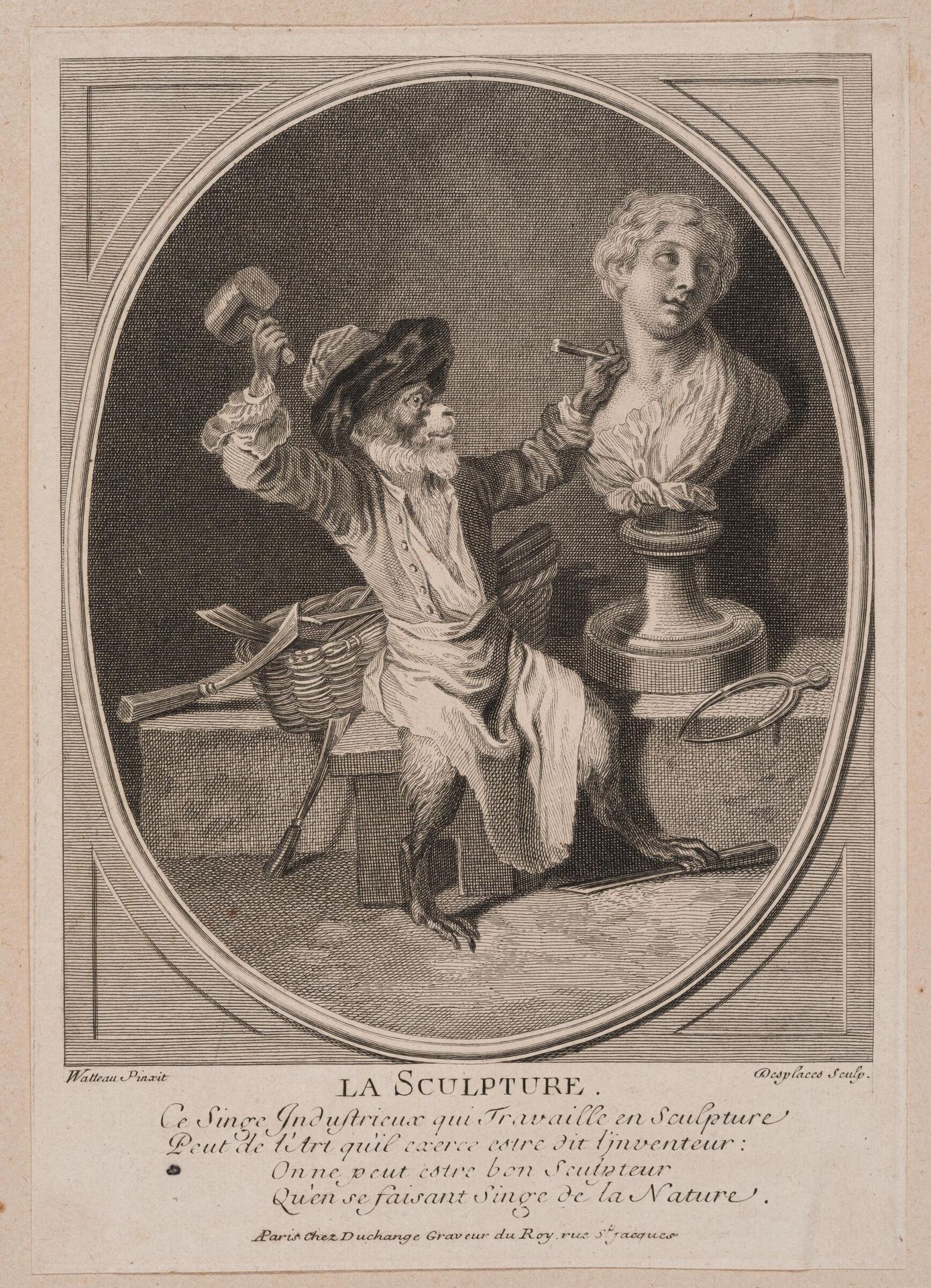 Sculpture by Louis Desplaces
