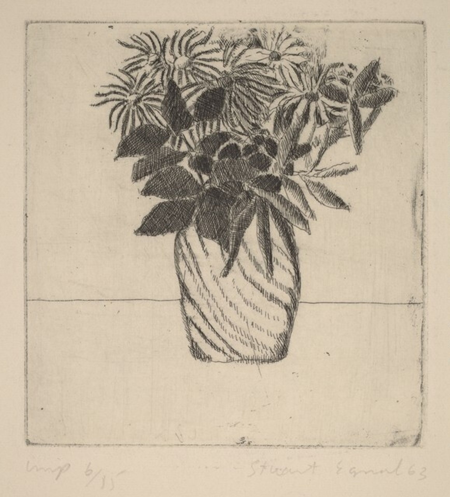 Vase of Flowers by Stuart Egnal