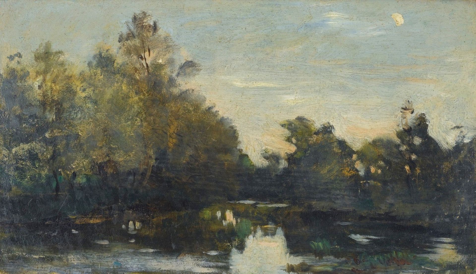 Bords De Riviere, Pres De Corbigny by Charles François Daubigny