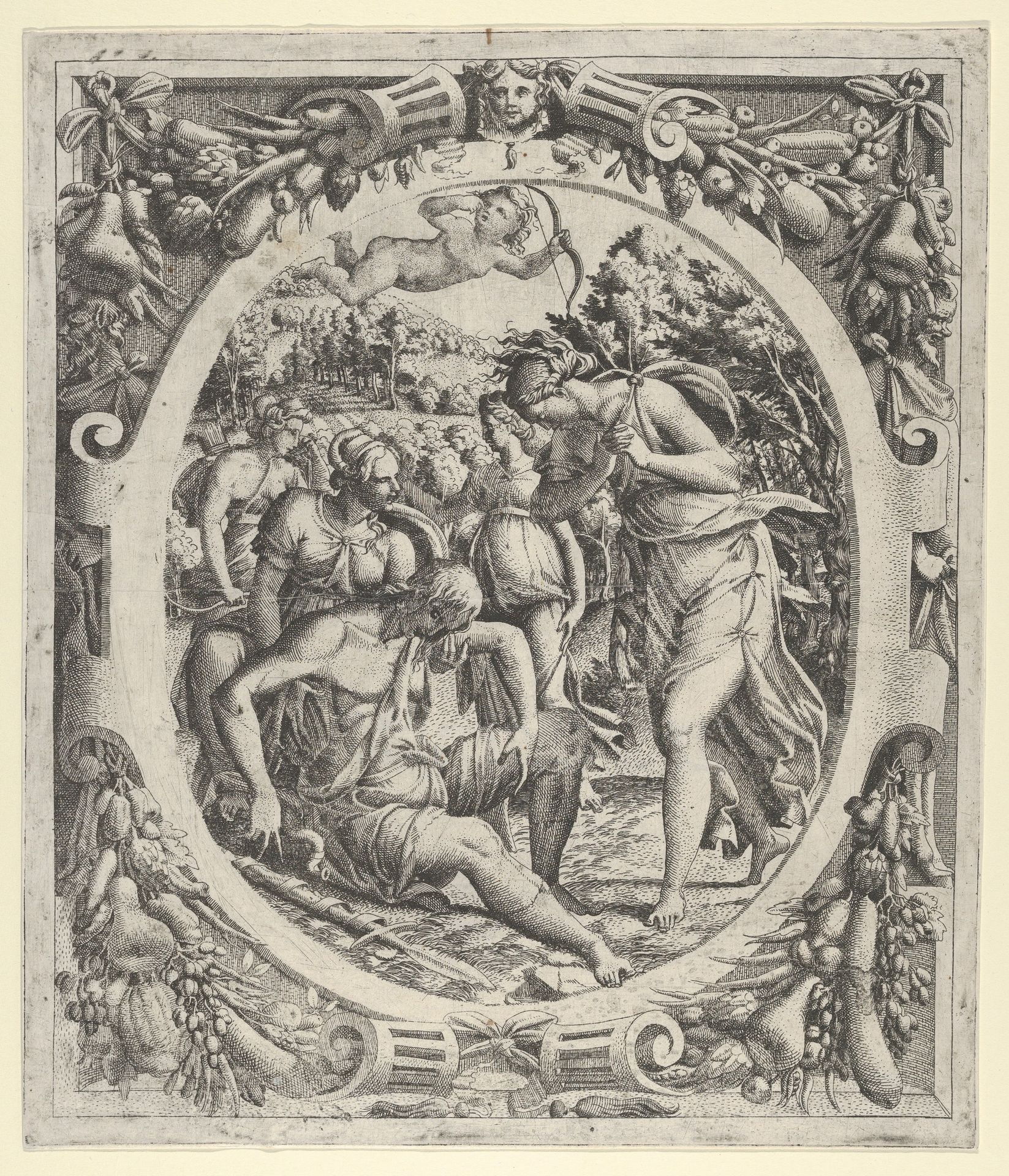 The Death of Adonis by Jean Mignon