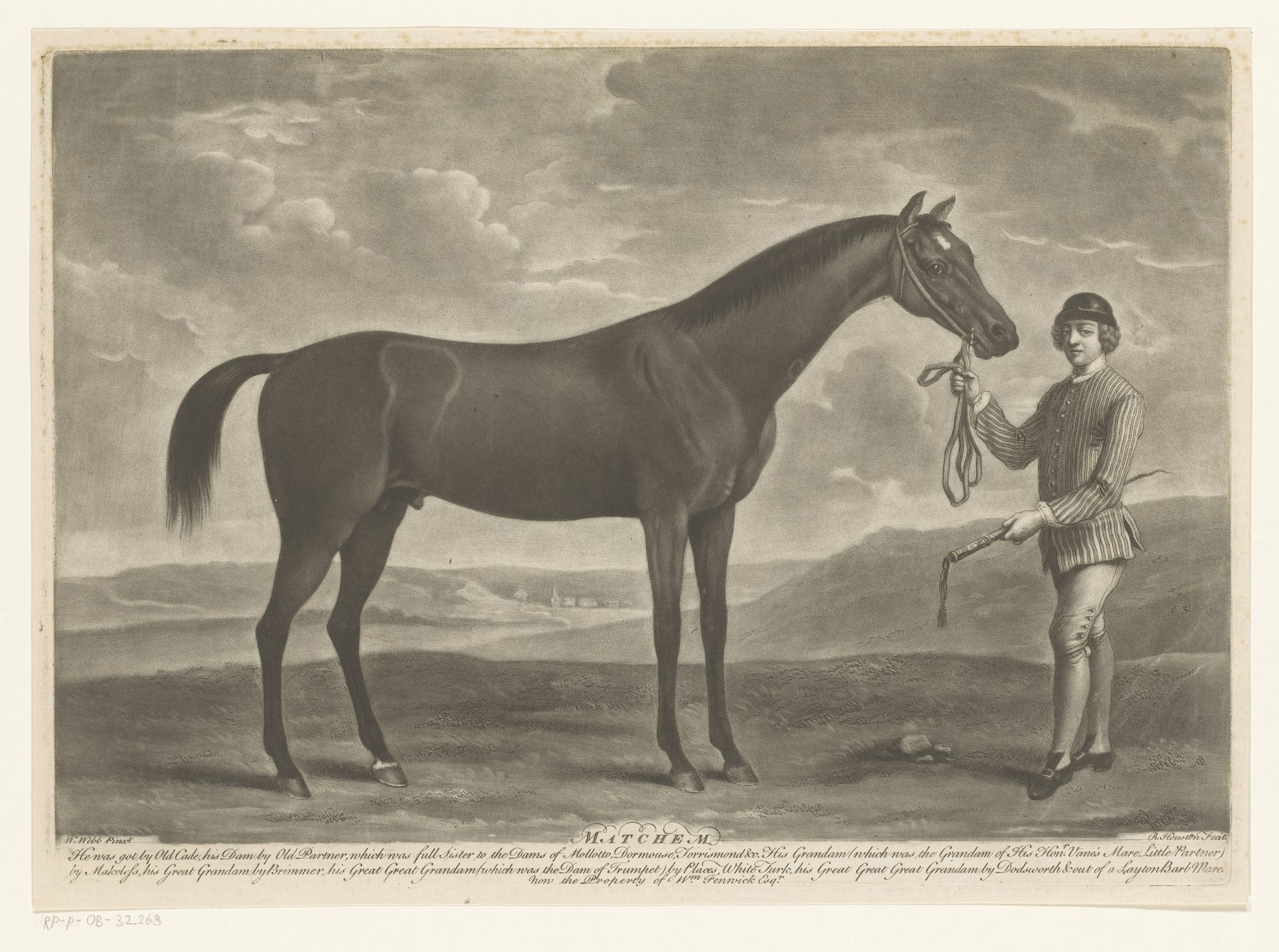 Racepaard met jockey by Richard Houston