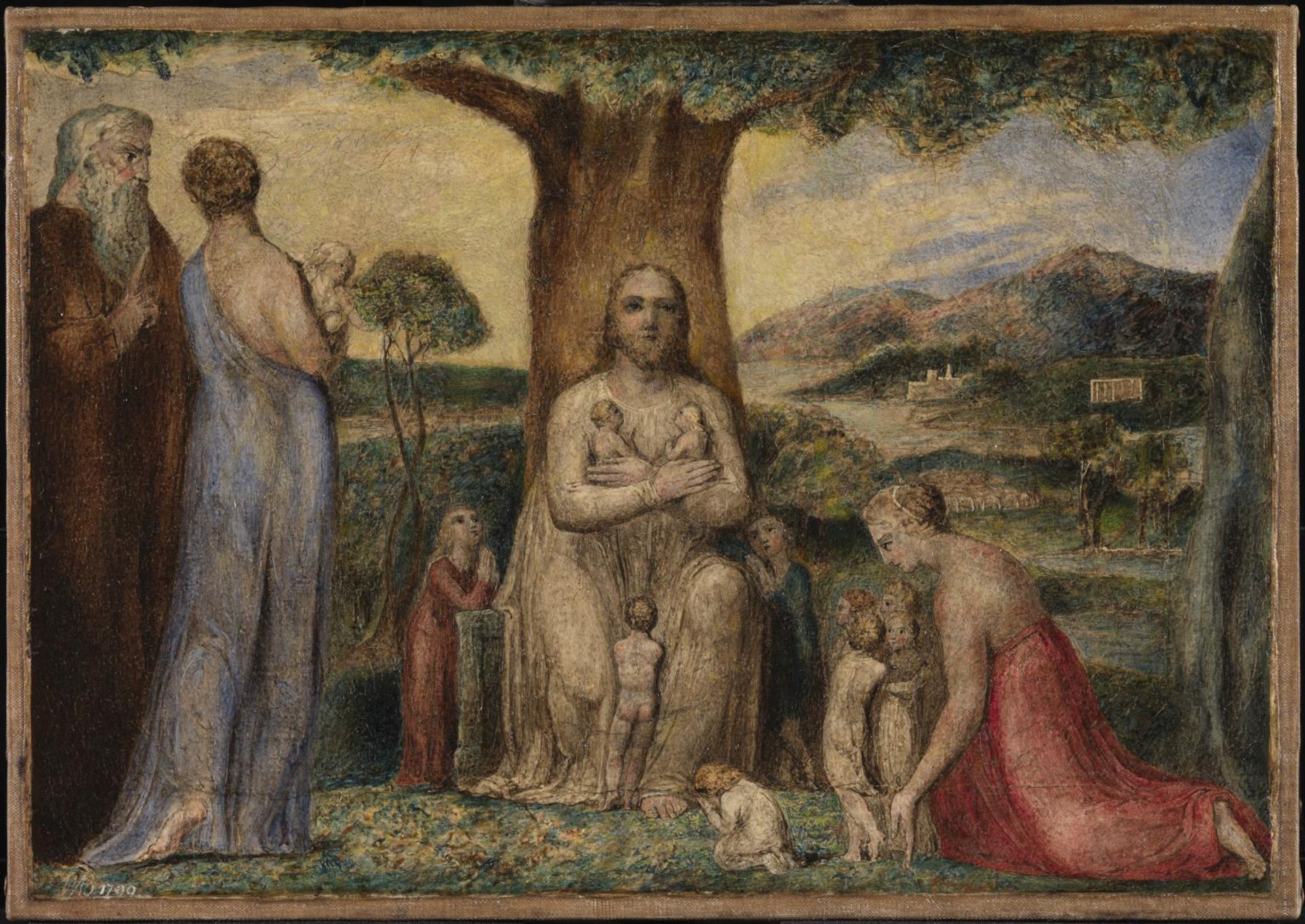 Christ Blessing the Little Children by William Blake