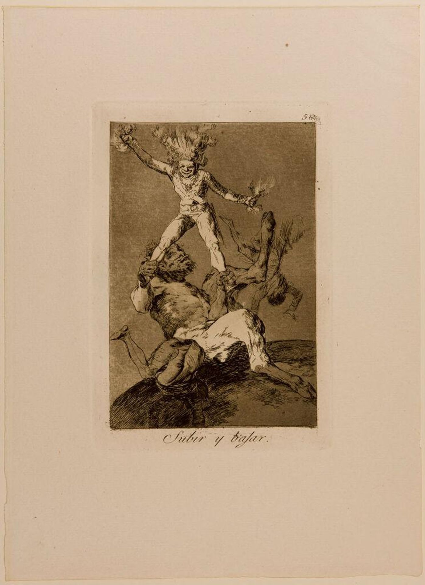 To Rise and to Fall by Francisco JosÃ© de Goya y Lucientes