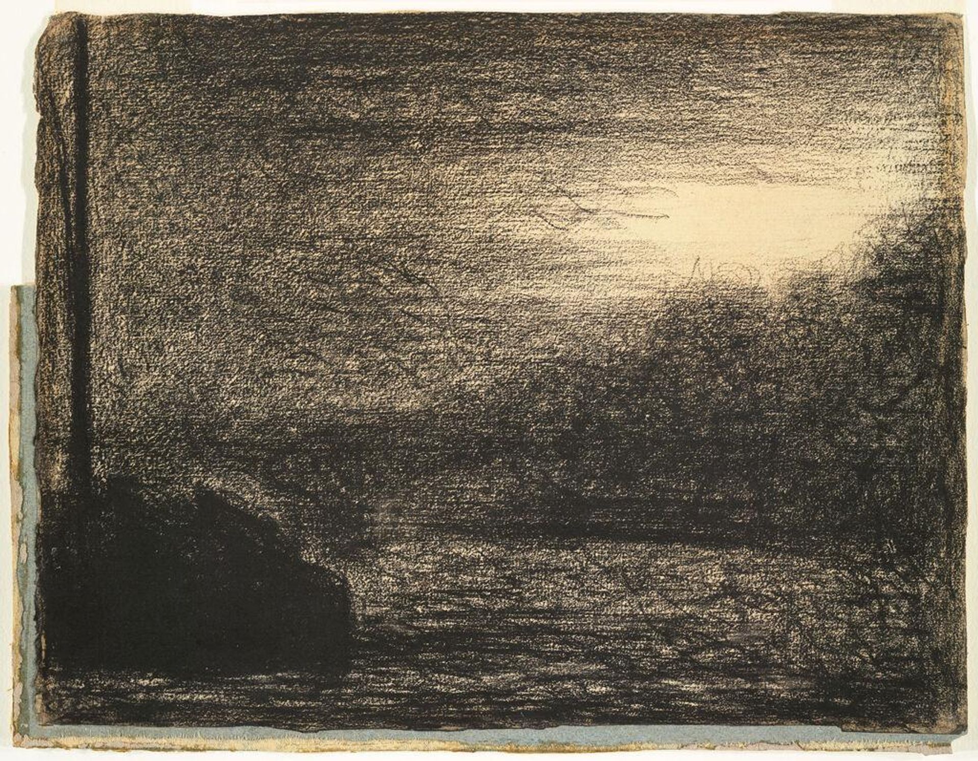 The Barge by Georges Seurat