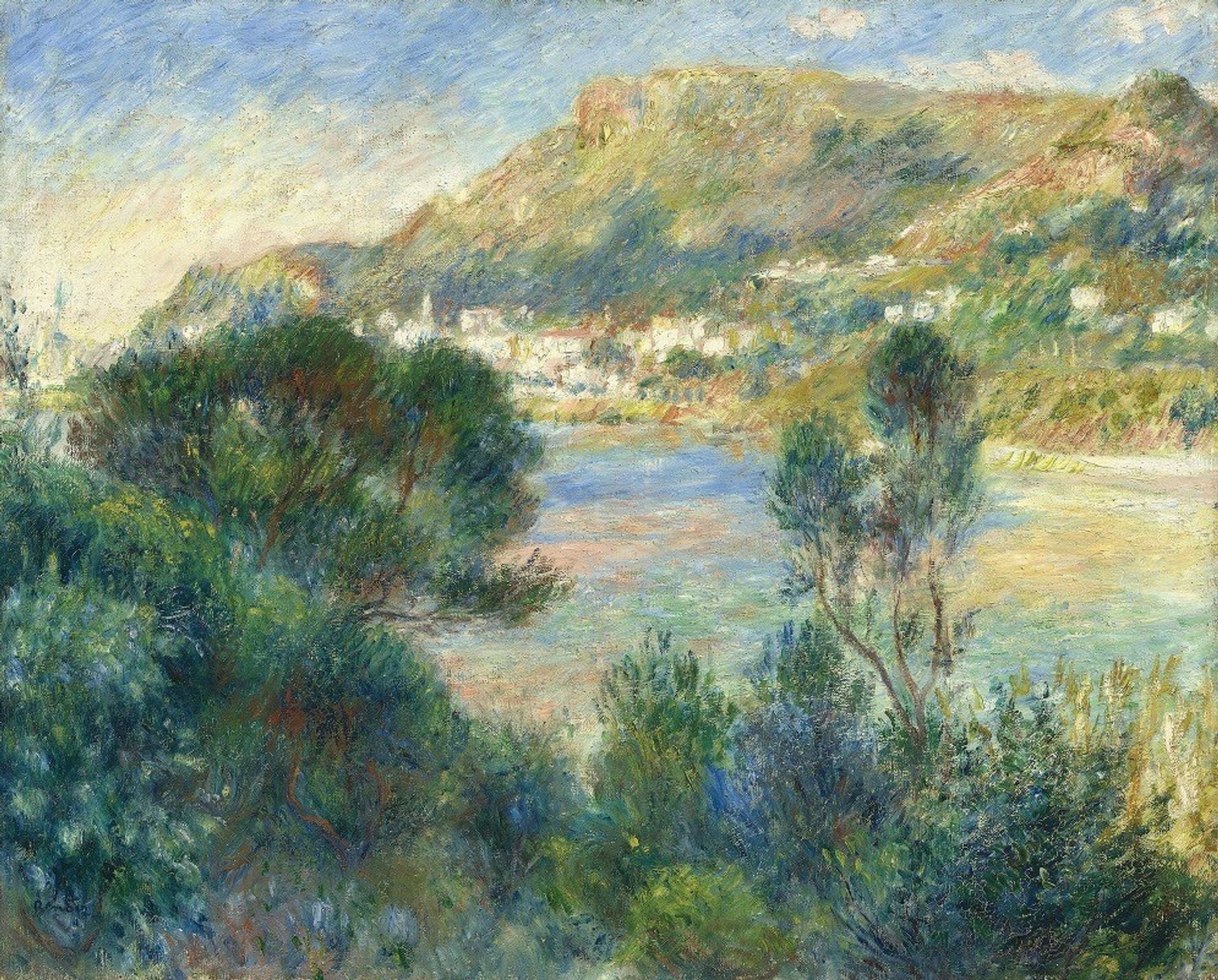 View of Monte Carlo from Cap Martin by Pierre-Auguste Renoir